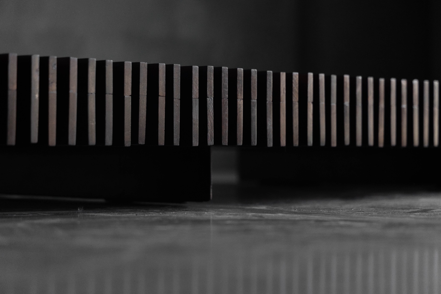 Slatted Bench by Móveis Ambiente - 1965