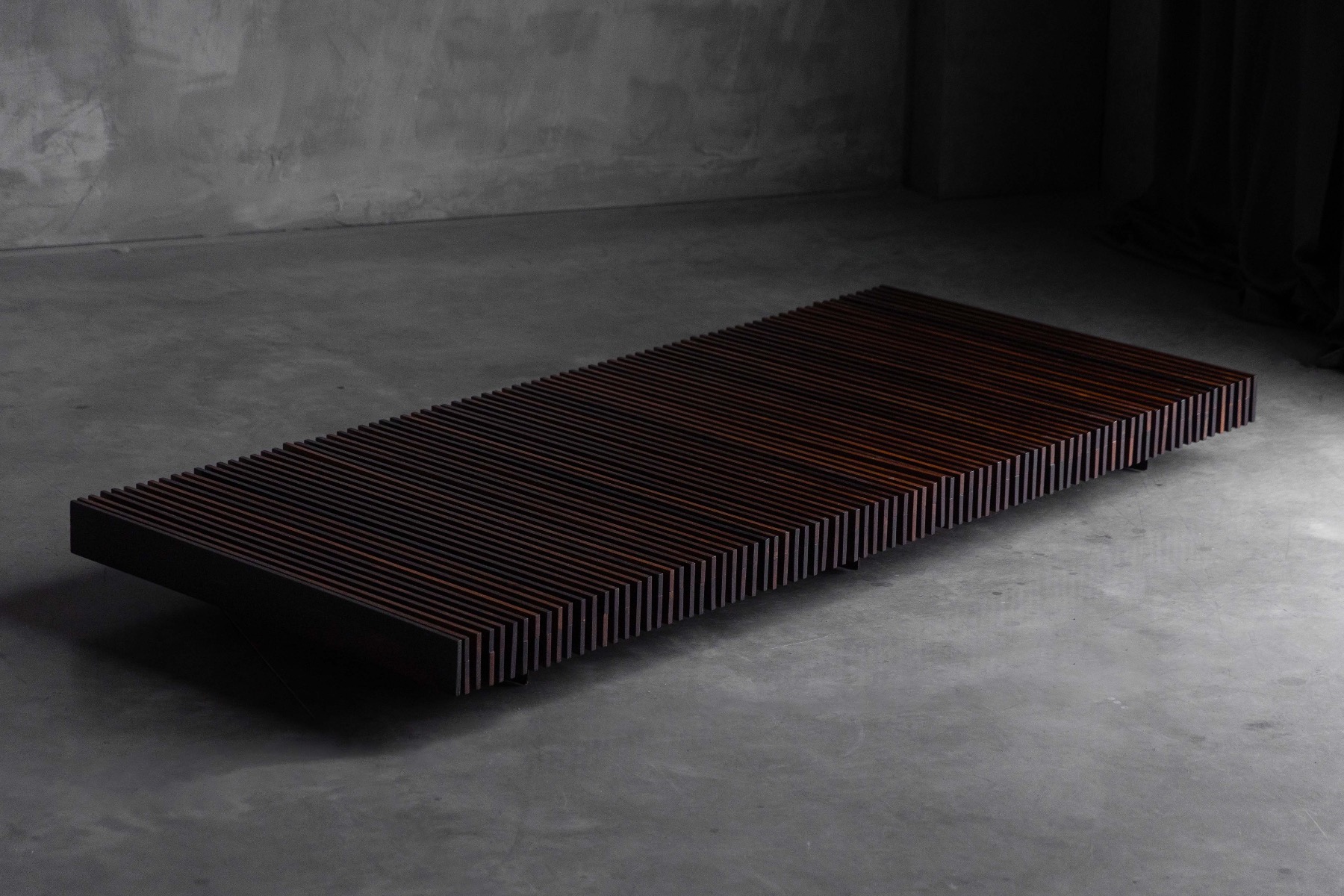 Slatted Bench by Móveis Ambiente - 1965