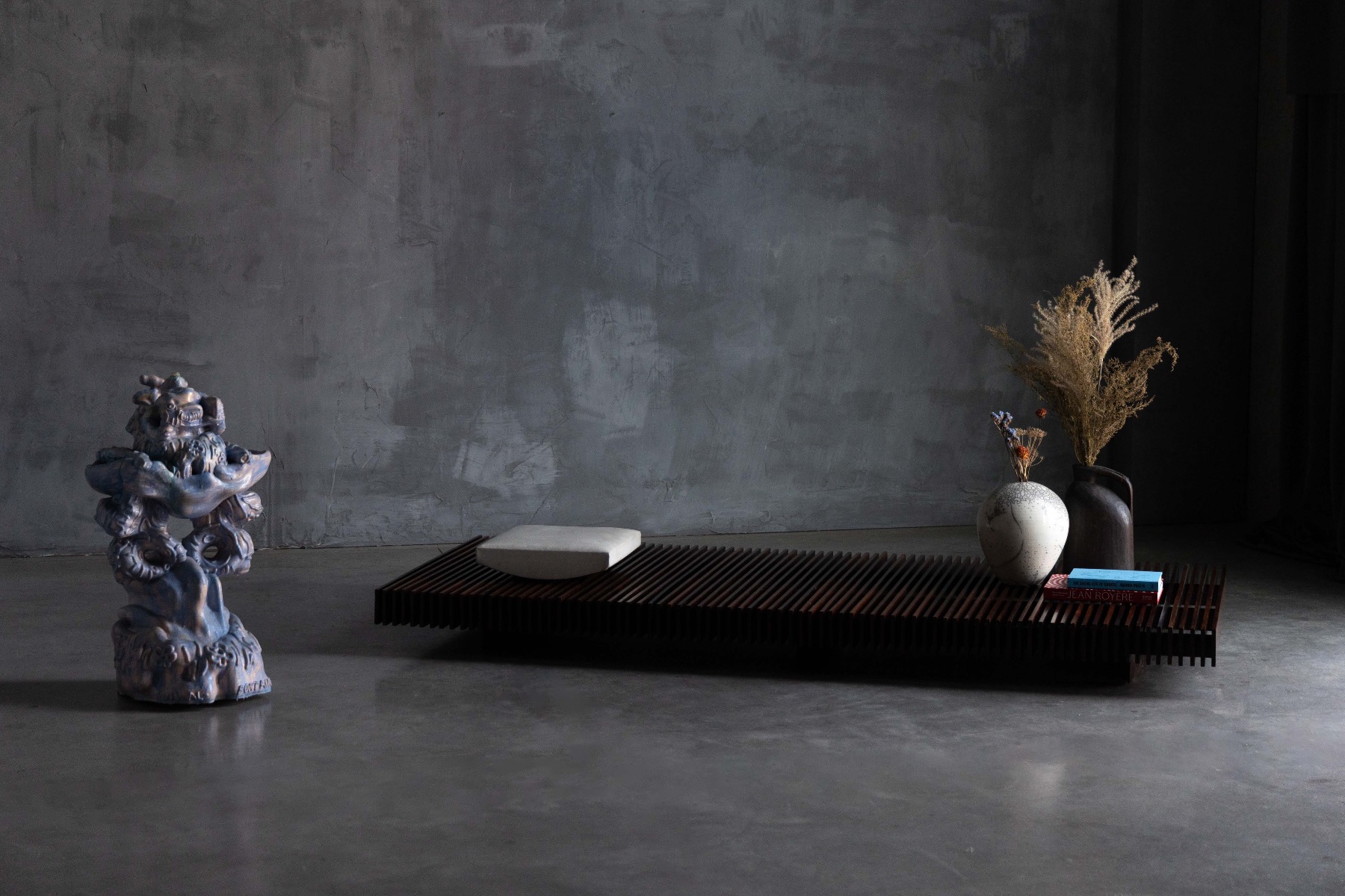 Slatted Bench by Móveis Ambiente - 1965