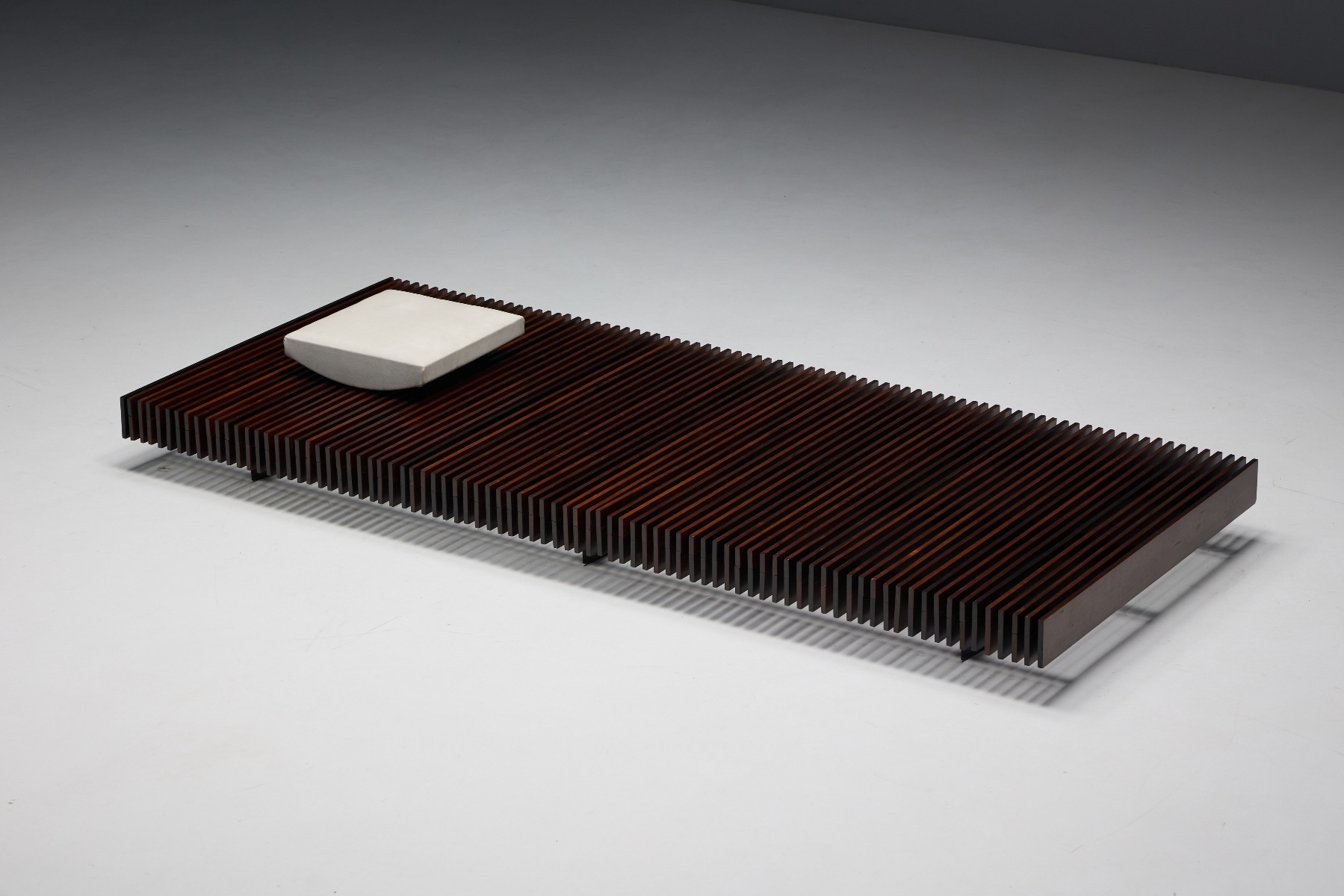 Slatted Bench by Móveis Ambiente - 1965
