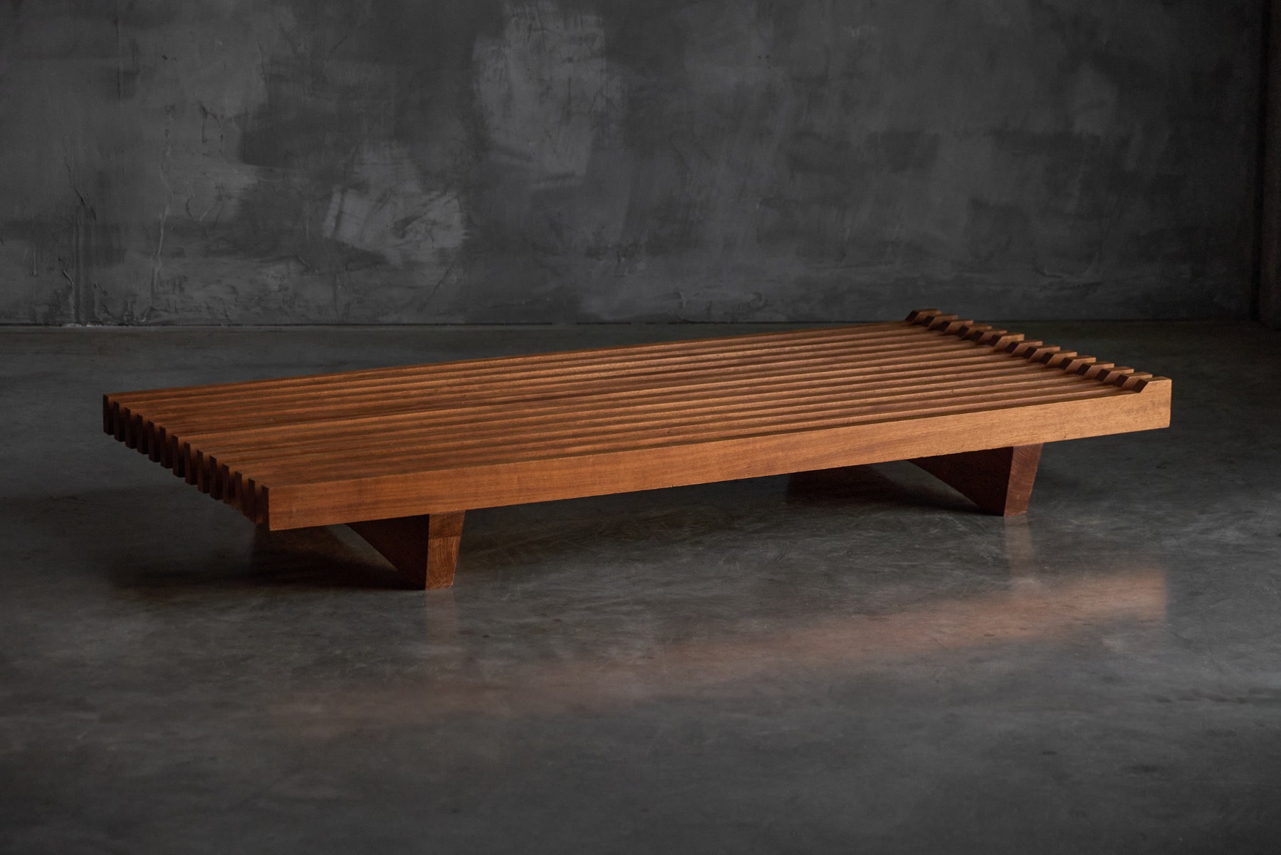 Slatted Daybed by Robert Anxionnat, France - circa 1960