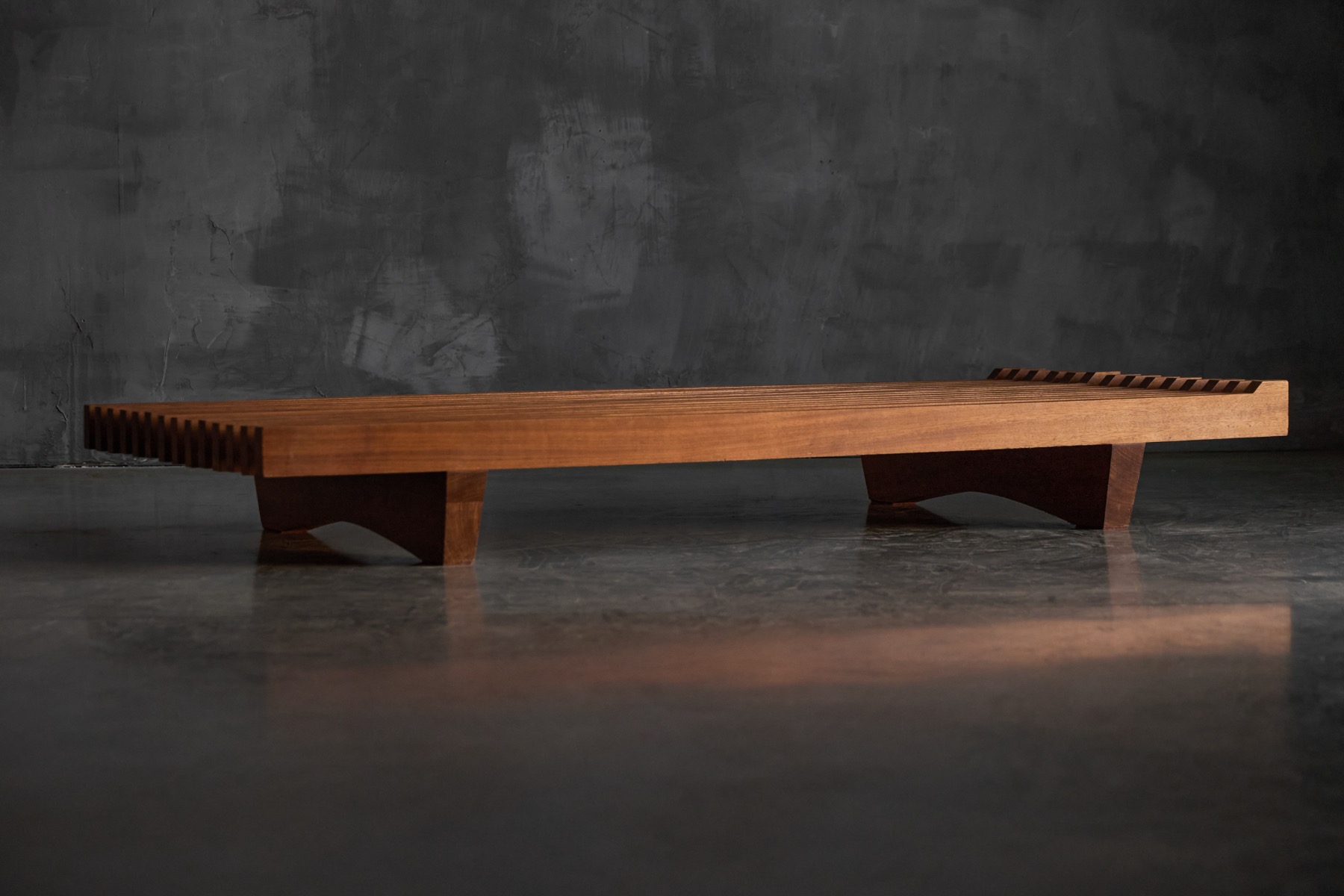 Slatted Daybed by Robert Anxionnat, France - circa 1960