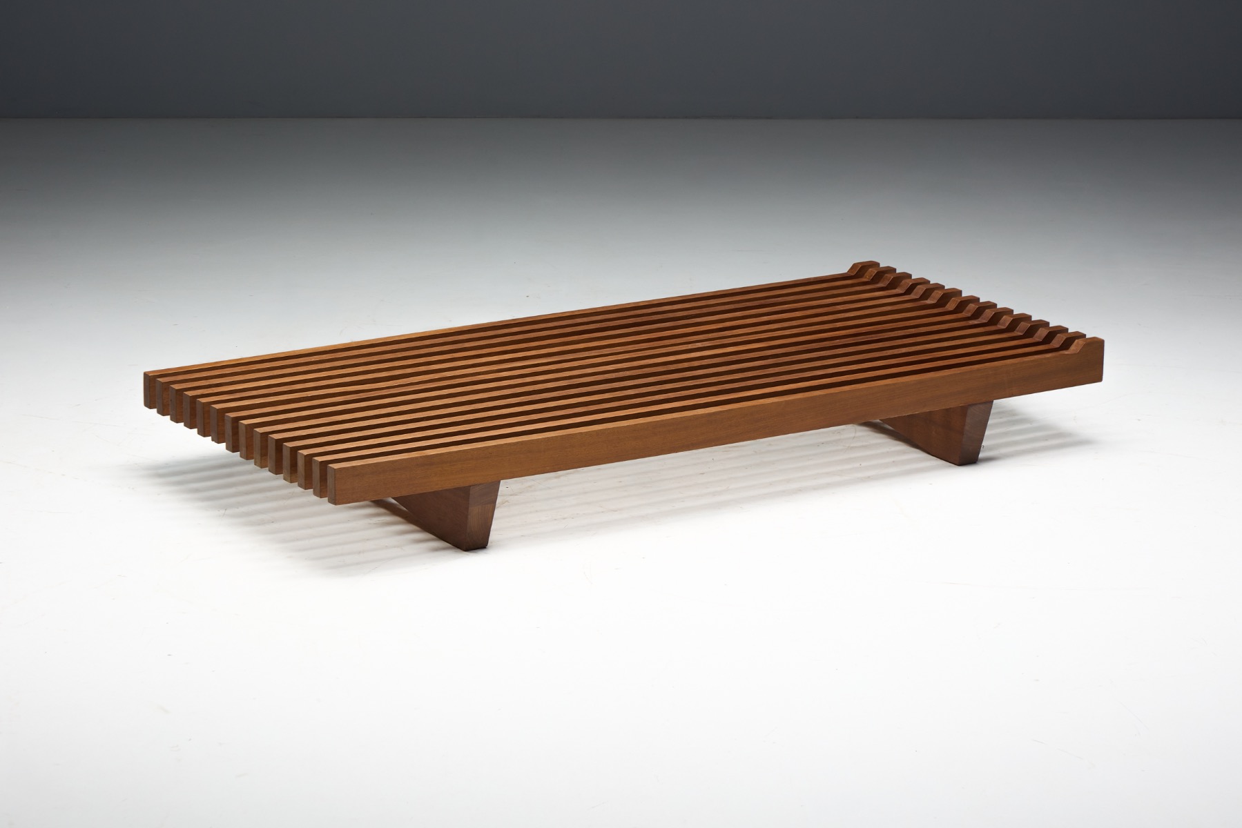 Slatted Daybed by Robert Anxionnat, France - circa 1960