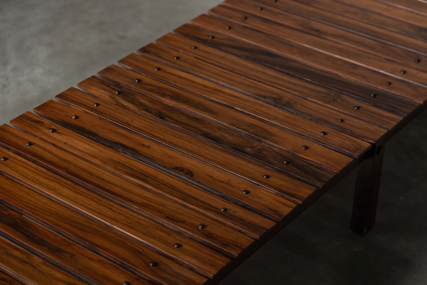 Slatted “Mucki” Bench by Sergio Rodrigues, Brazil - 1960s