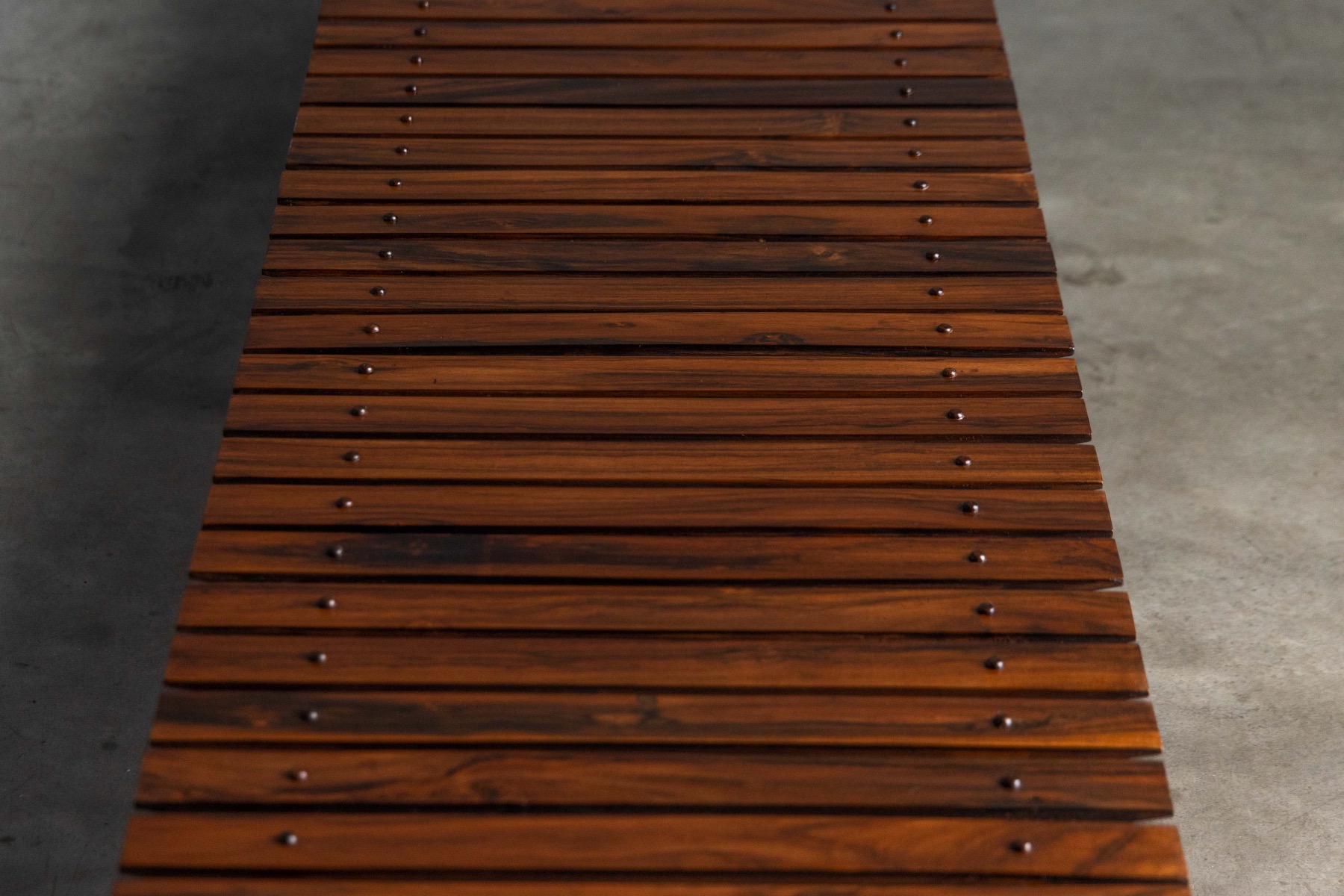 Slatted “Mucki” Bench by Sergio Rodrigues, Brazil - 1960s