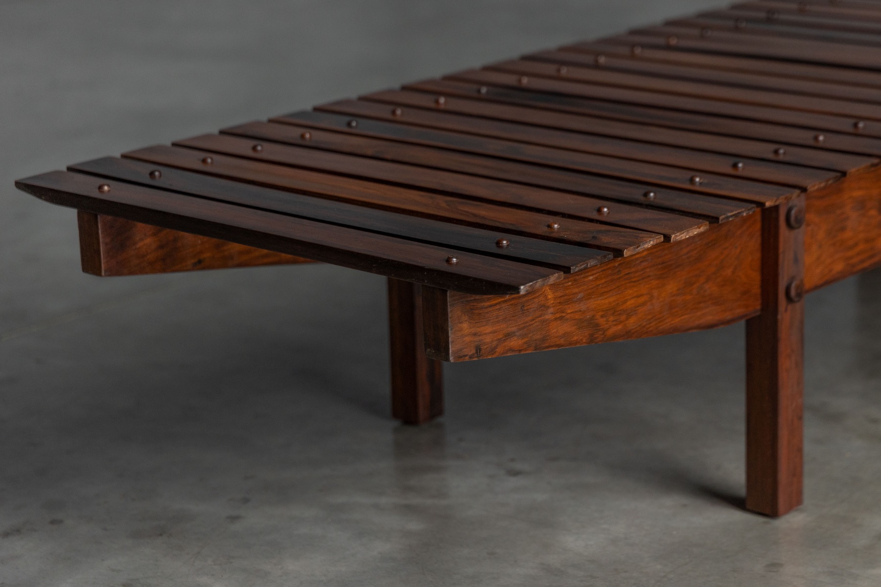 Slatted “Mucki” Bench by Sergio Rodrigues, Brazil - 1960s