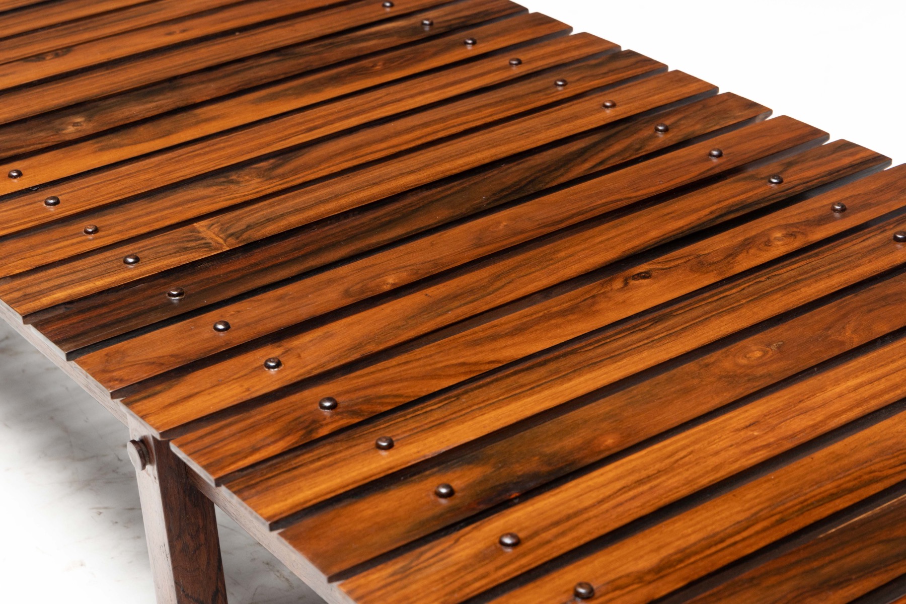 Slatted “Mucki” Bench by Sergio Rodrigues, Brazil - 1960s
