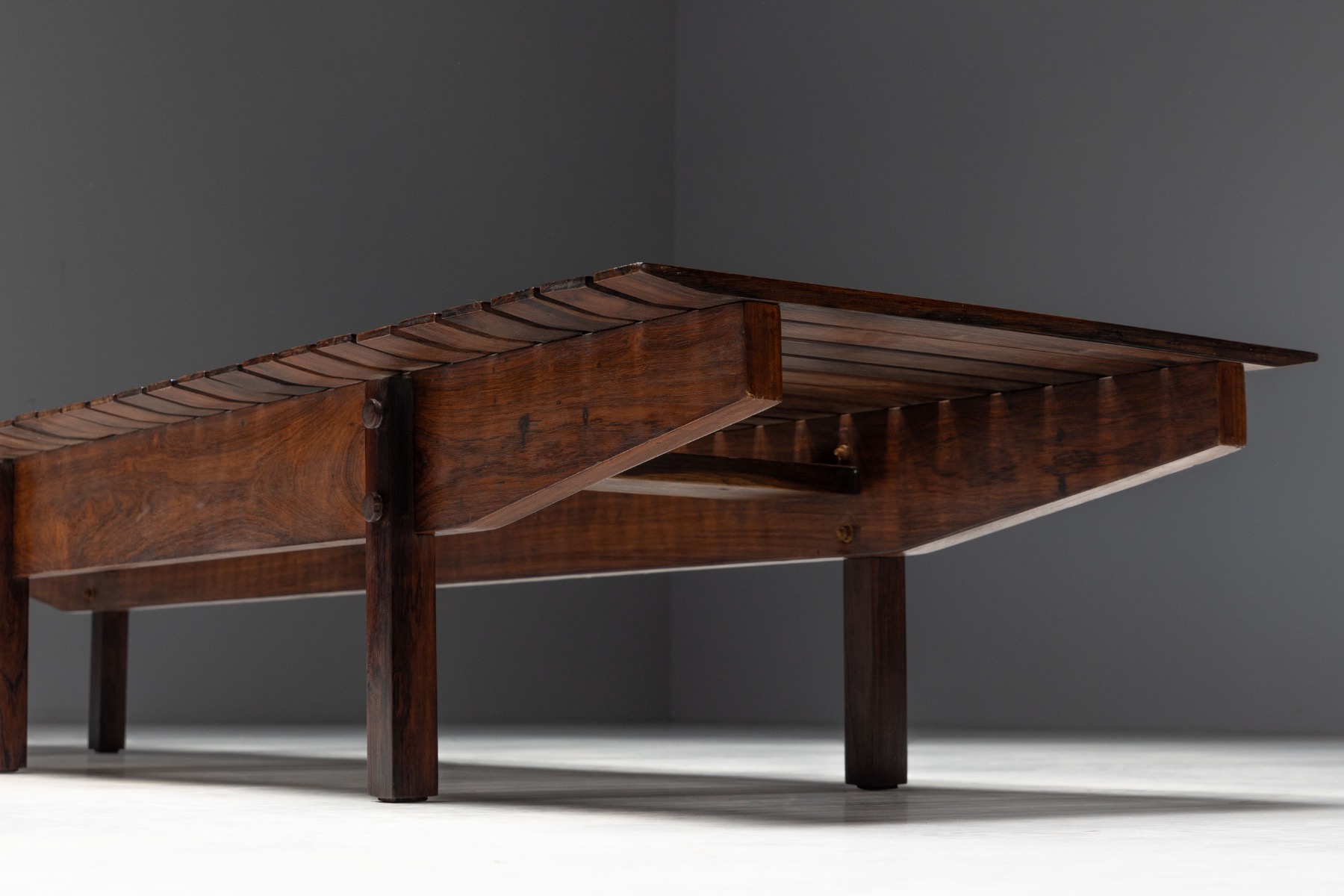 Slatted “Mucki” Bench by Sergio Rodrigues, Brazil - 1960s