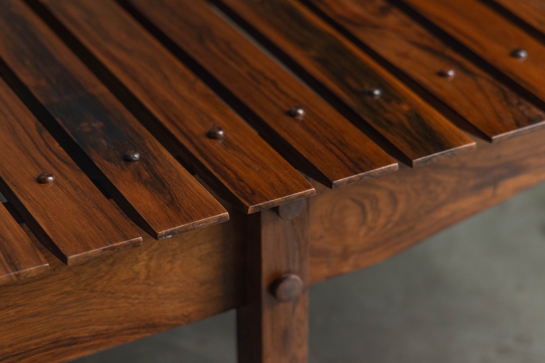 Slatted “Mucki” Bench by Sergio Rodrigues, Brazil - 1960s