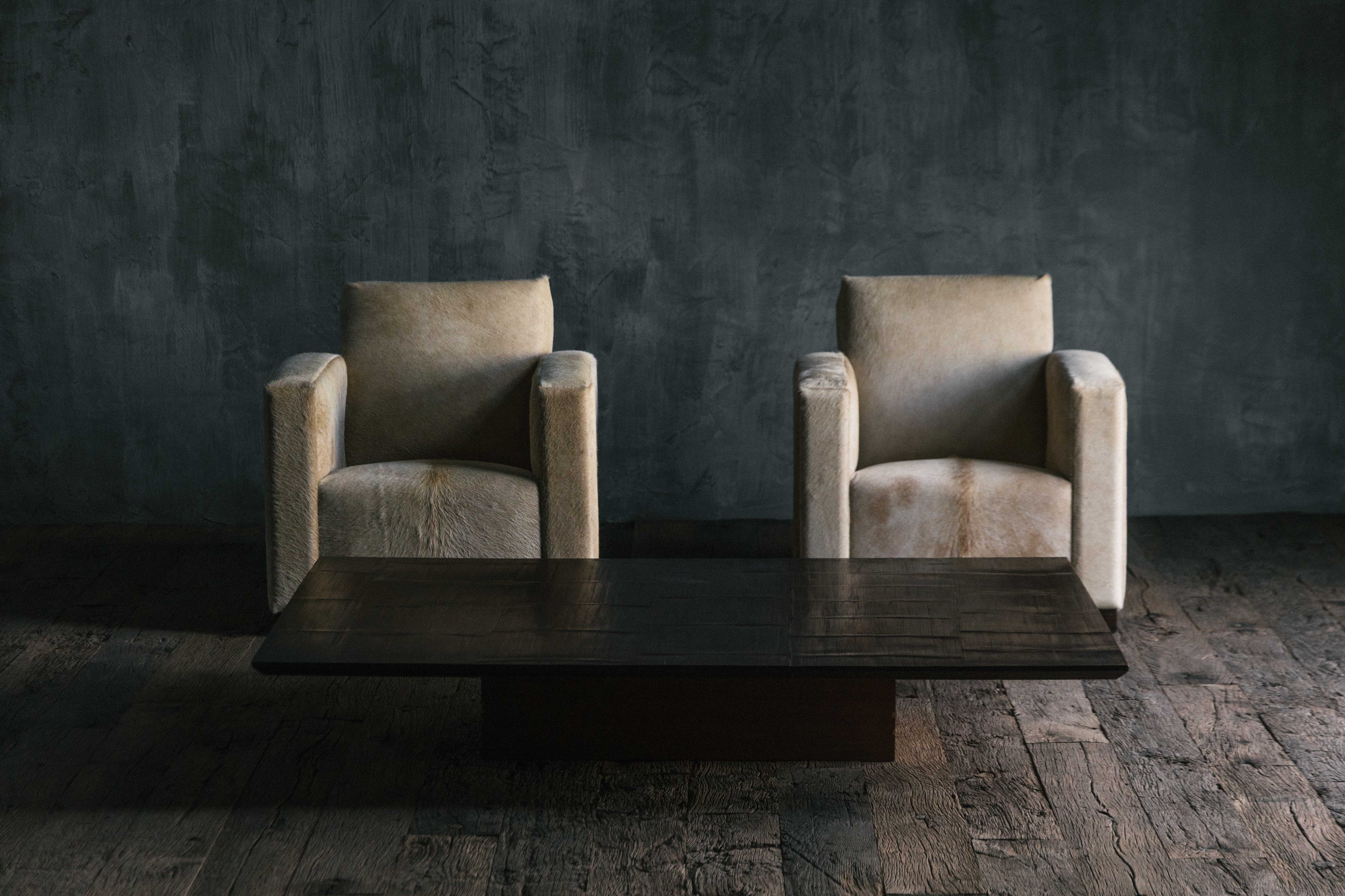Solid Oak Flooring with Authentic Patina - 20th Century