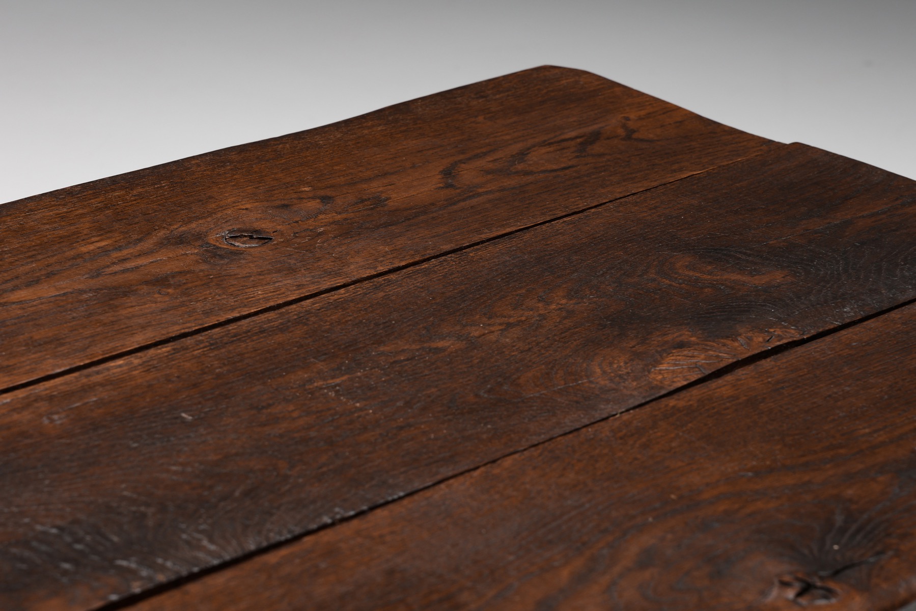 Solid Wood Rustic Coffee Table - 1920's