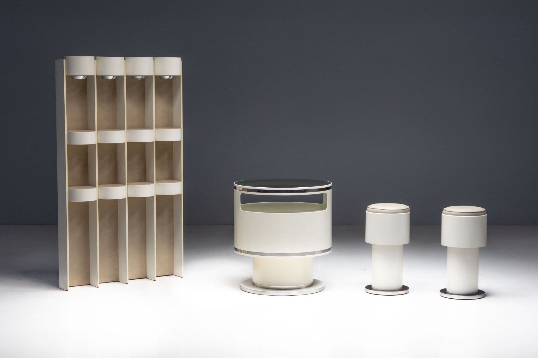 Space Age Modular Bar Set by Joe Colombo, Italy - ca. 1968