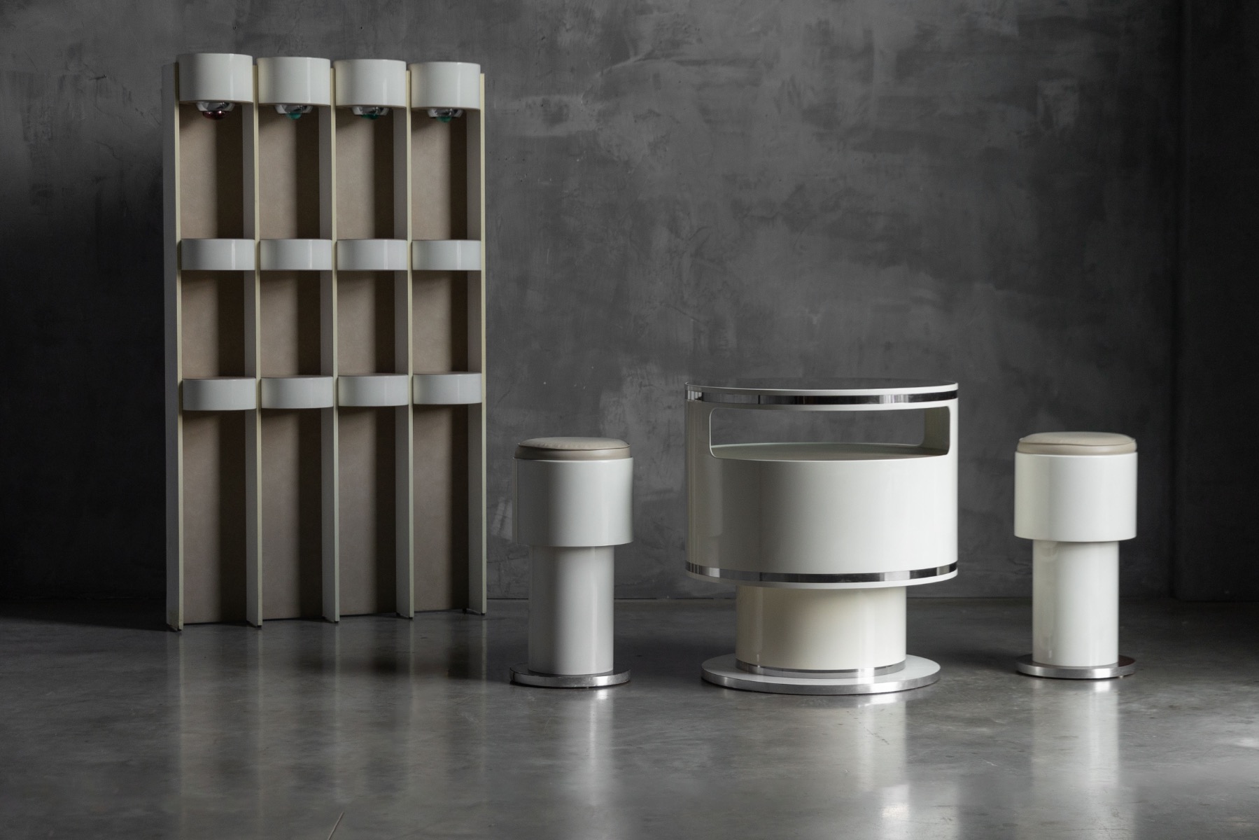 Space Age Modular Bar Set by Joe Colombo, Italy - ca. 1968