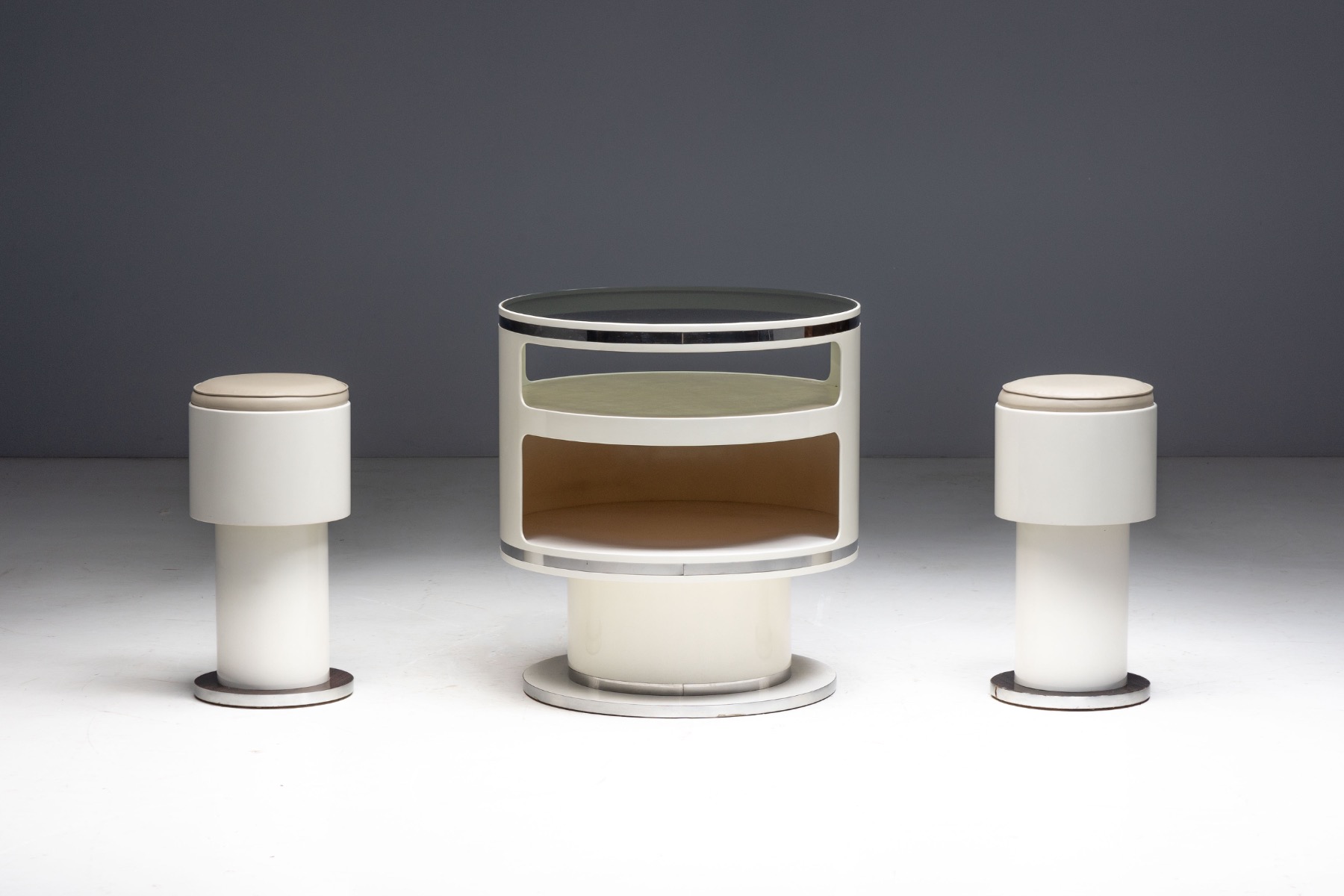 Space Age Modular Bar Set by Joe Colombo, Italy - ca. 1968