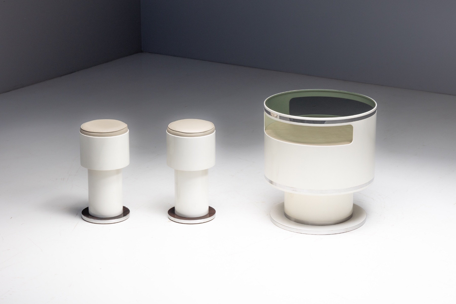 Space Age Modular Bar Set by Joe Colombo, Italy - ca. 1968