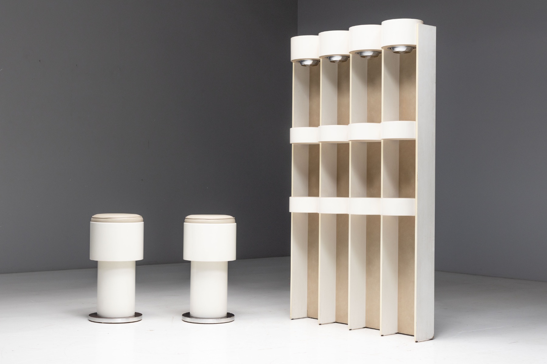 Space Age Modular Bar Set by Joe Colombo, Italy - ca. 1968