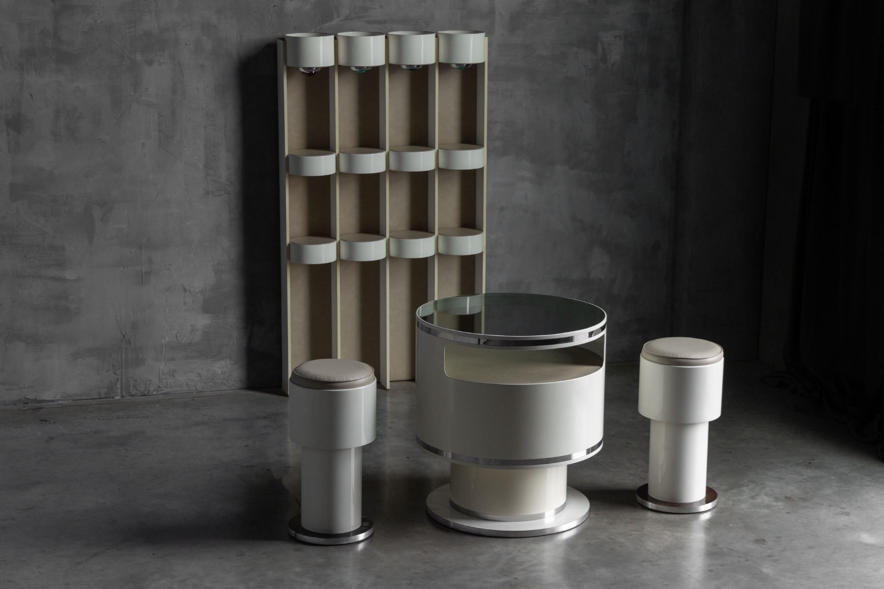 Space Age Modular Bar Set by Joe Colombo, Italy - ca. 1968