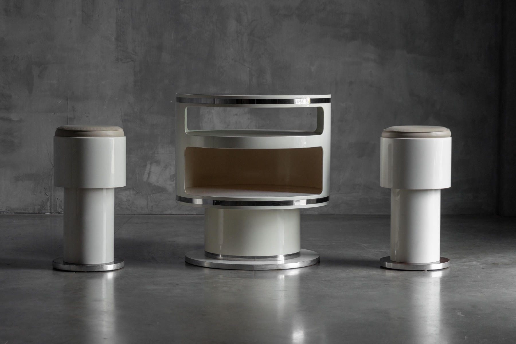 Space Age Modular Bar Set by Joe Colombo, Italy - ca. 1968