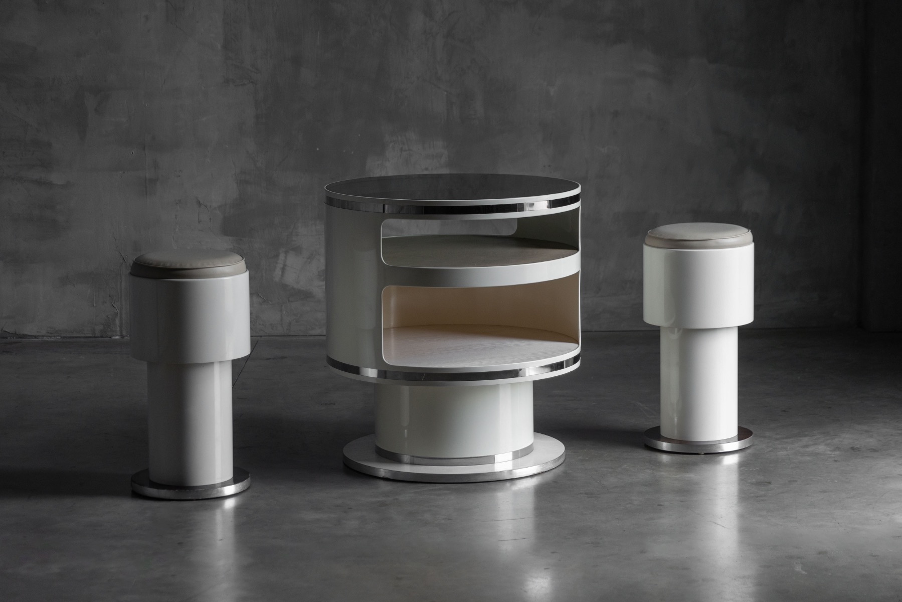 Space Age Modular Bar Set by Joe Colombo, Italy - ca. 1968