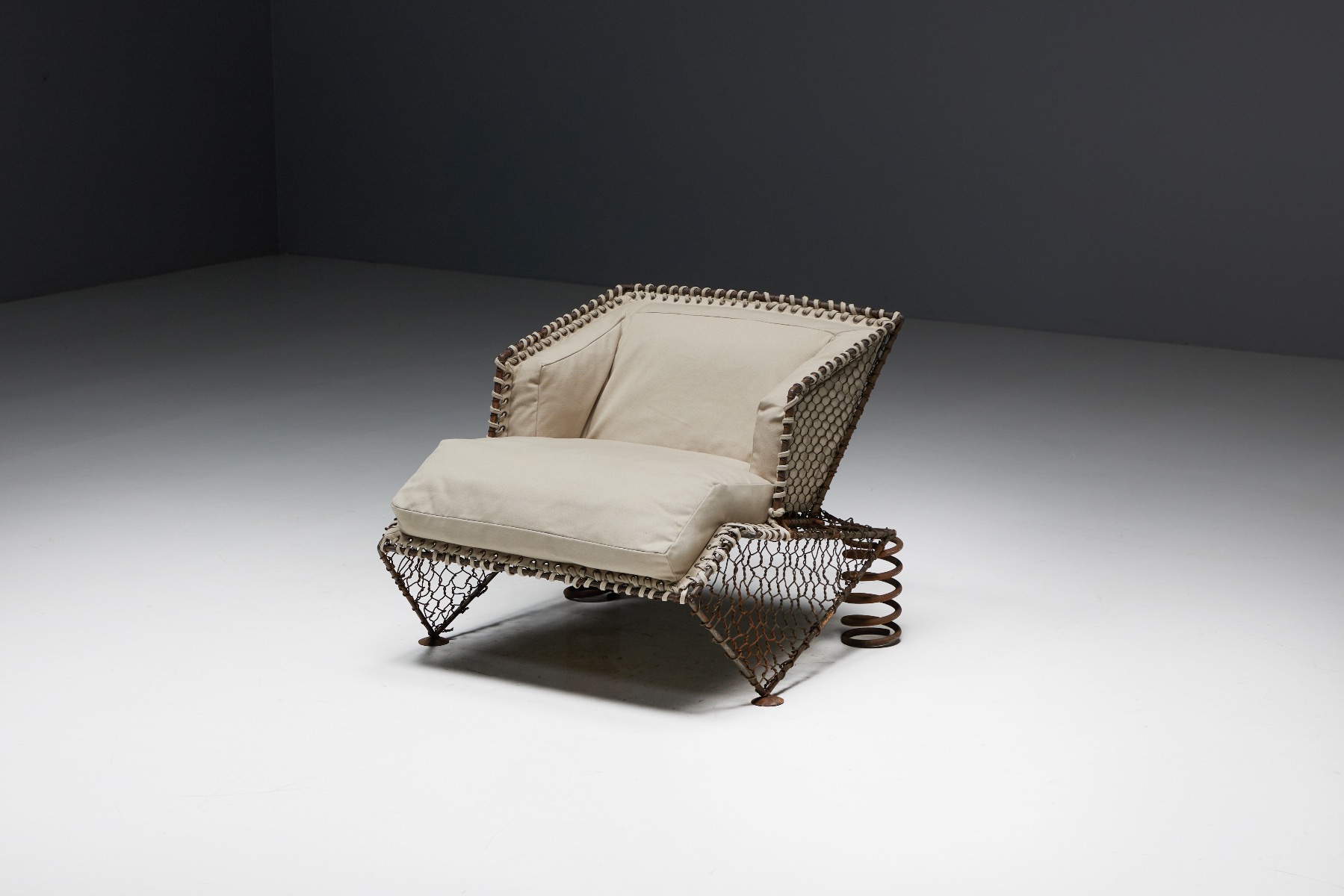 Sprung Steampunk Easy Chair - 1970s