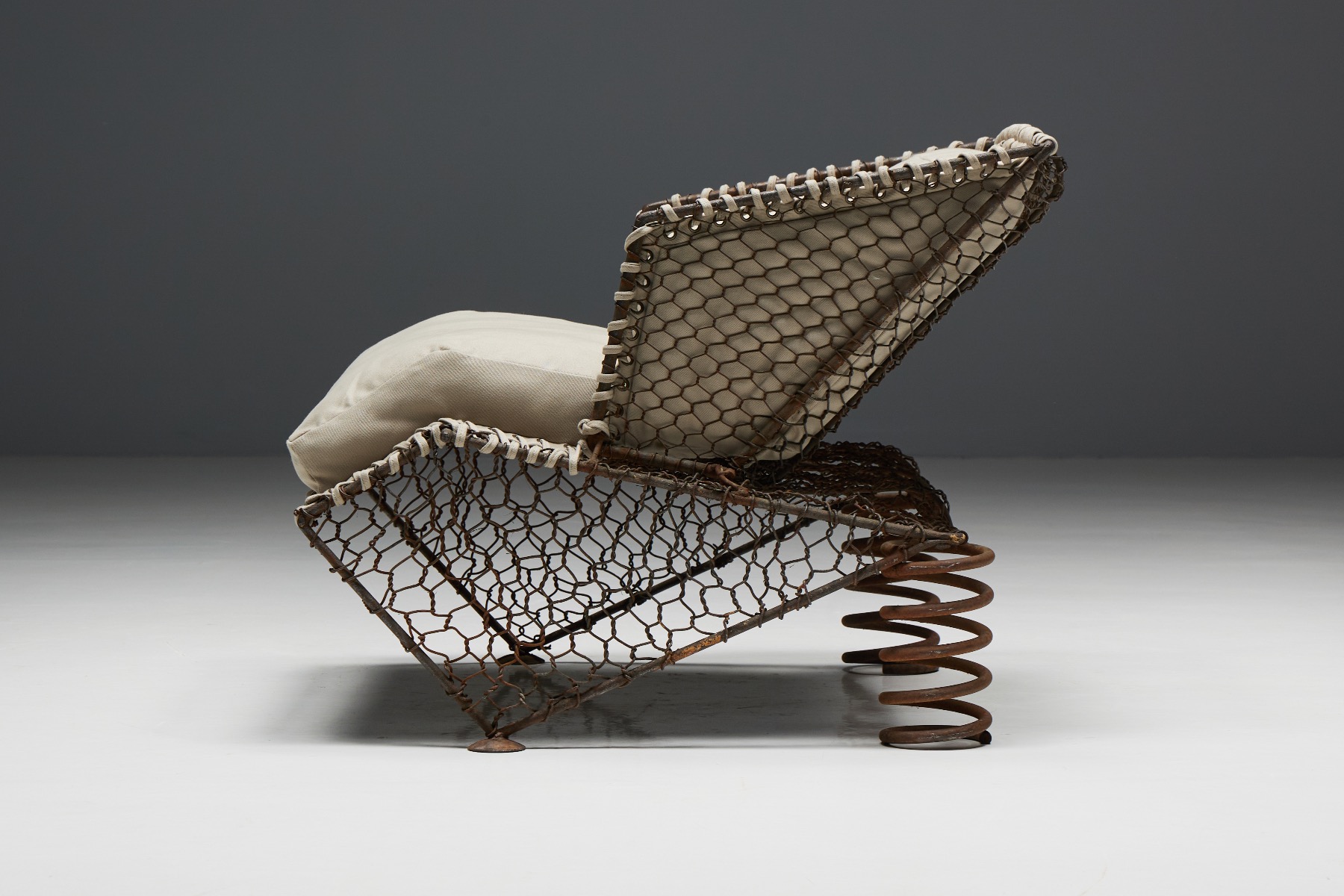 Sprung Steampunk Easy Chair - 1970s