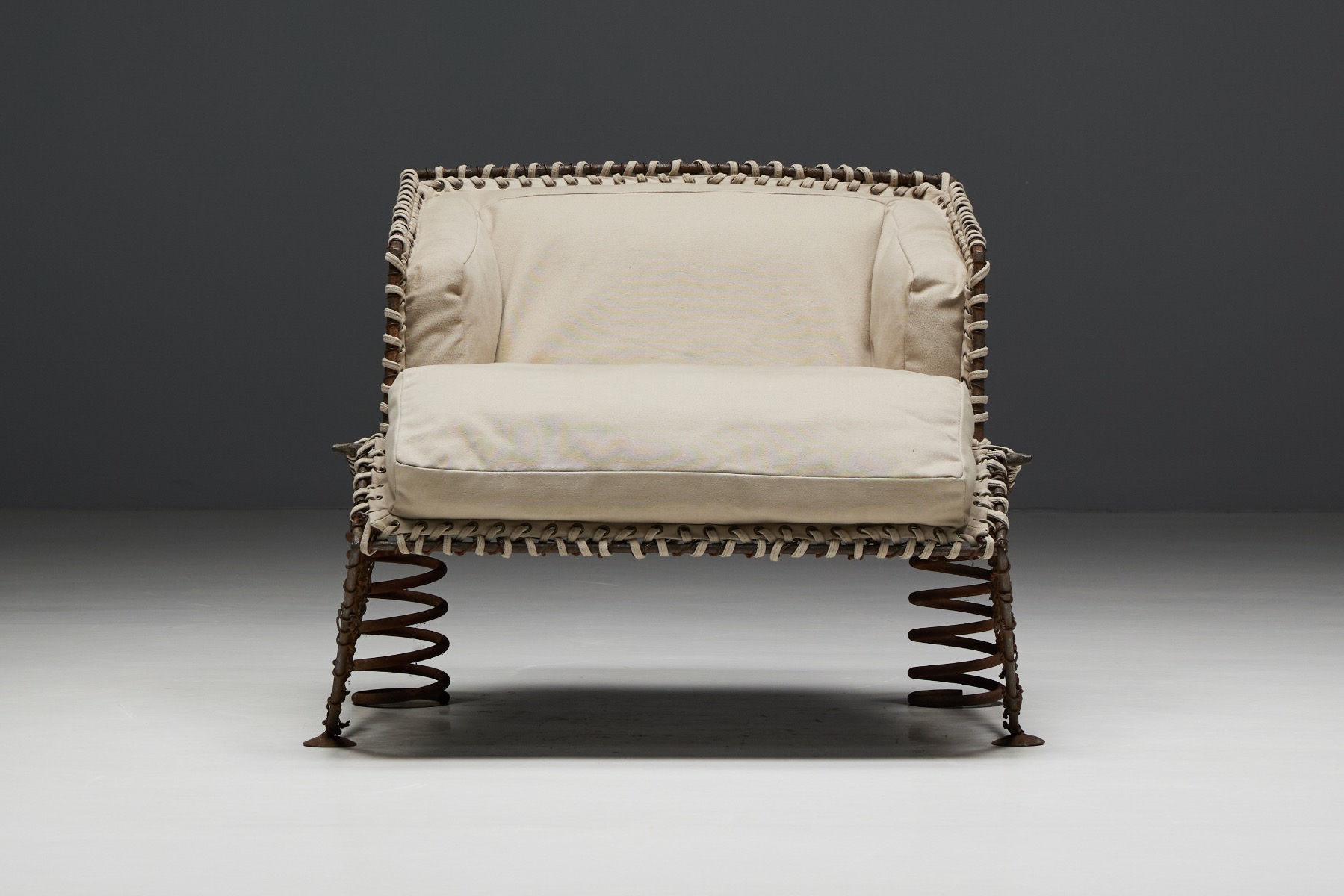 Sprung Steampunk Easy Chair - 1970s