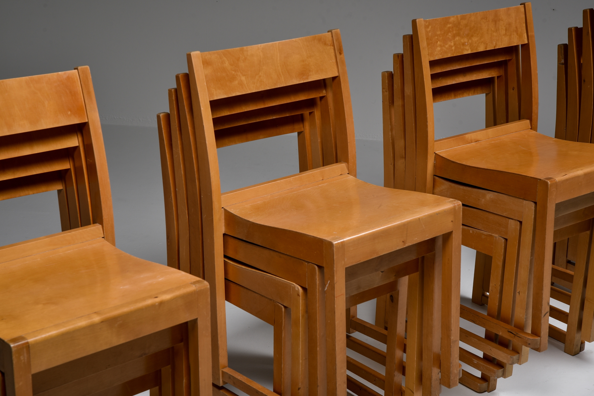 Set of 16 Sven Markelius 'Orchestra' Chairs - 1930's