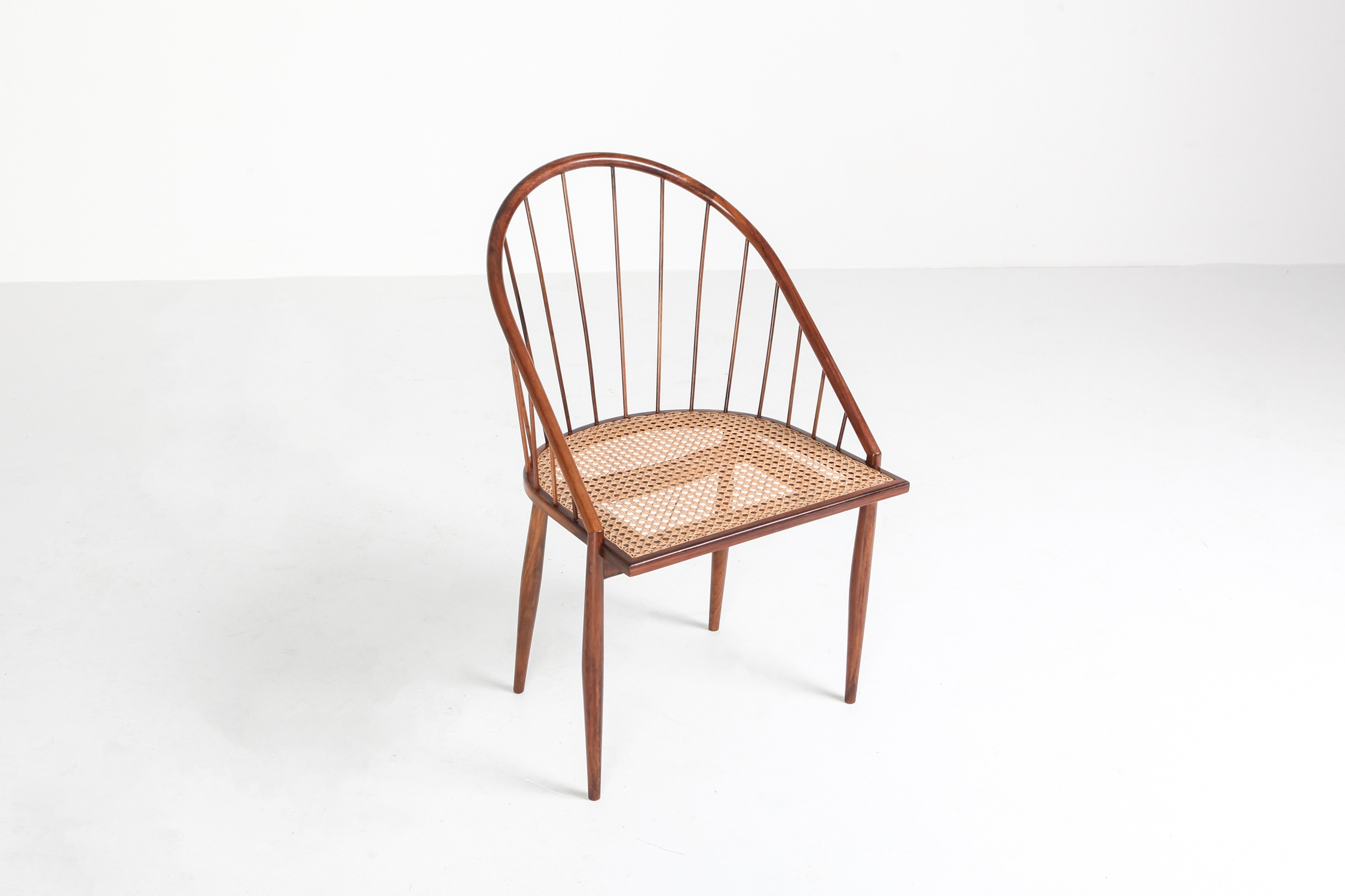 Joaquim Tenreiro Cadeiras Curva Dining Chairs - 1960s