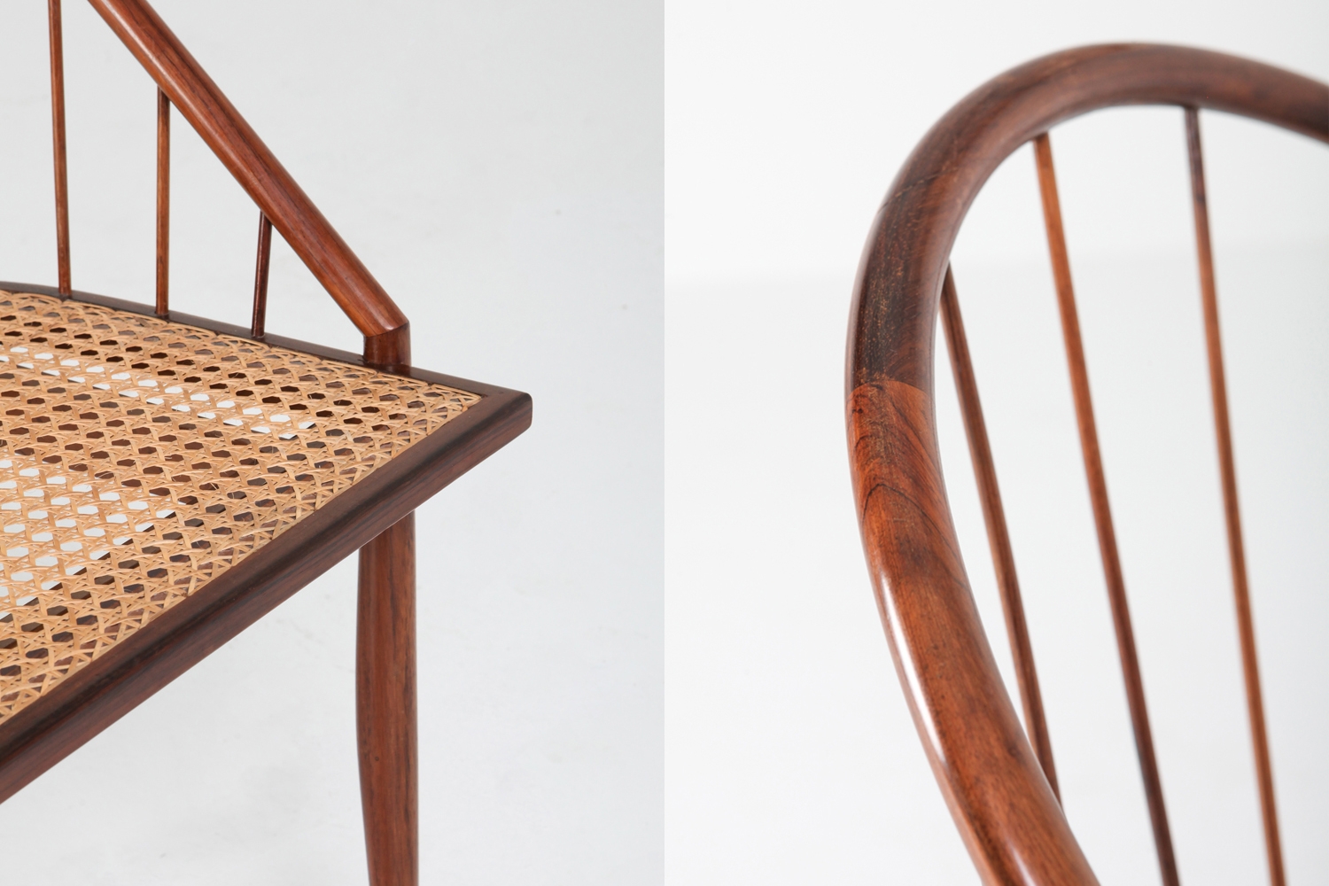 Joaquim Tenreiro Cadeiras Curva Dining Chairs - 1960s