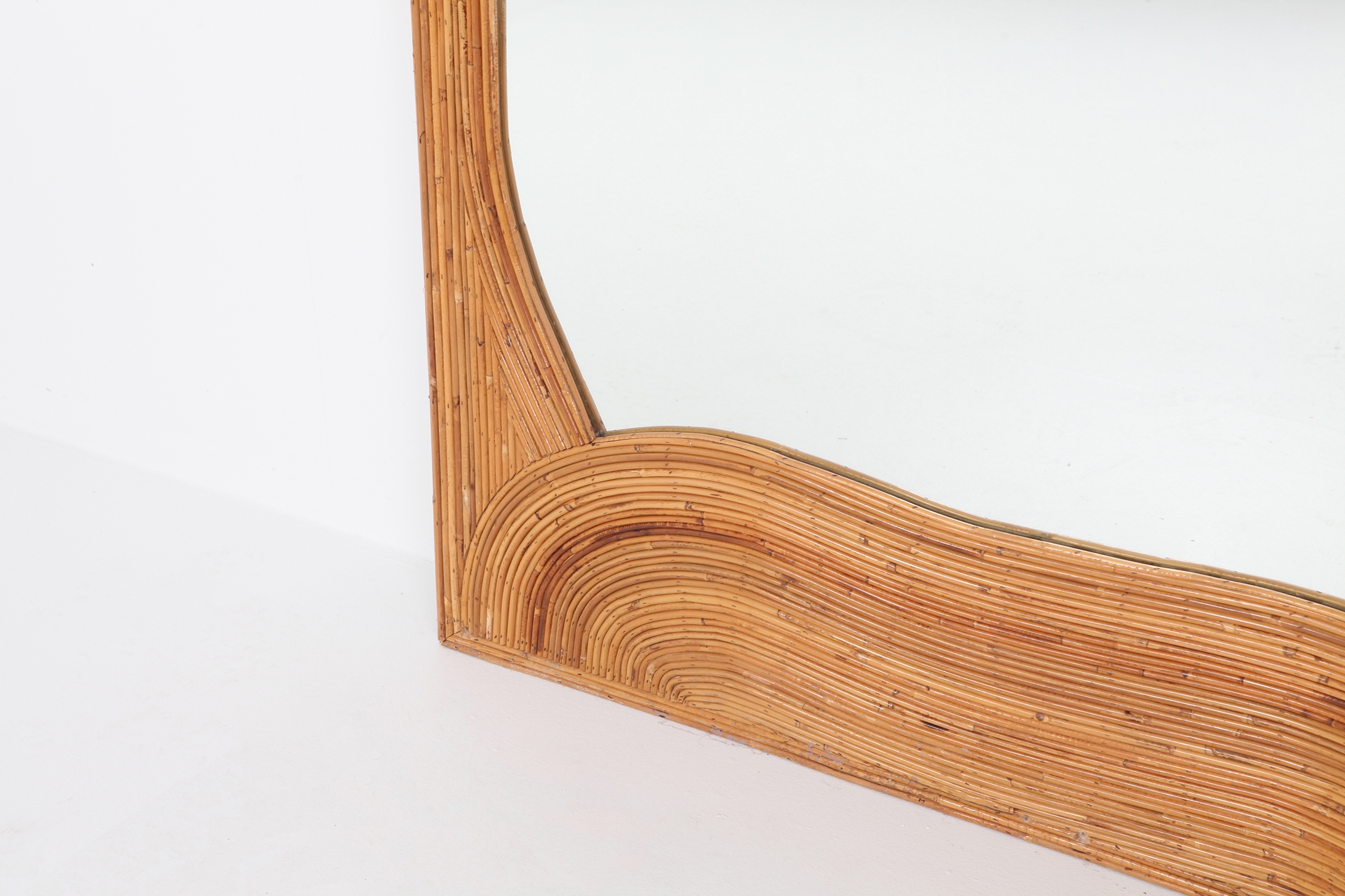 Vivai Del Sud Extra Large Palm Tree Mirror - 1970s