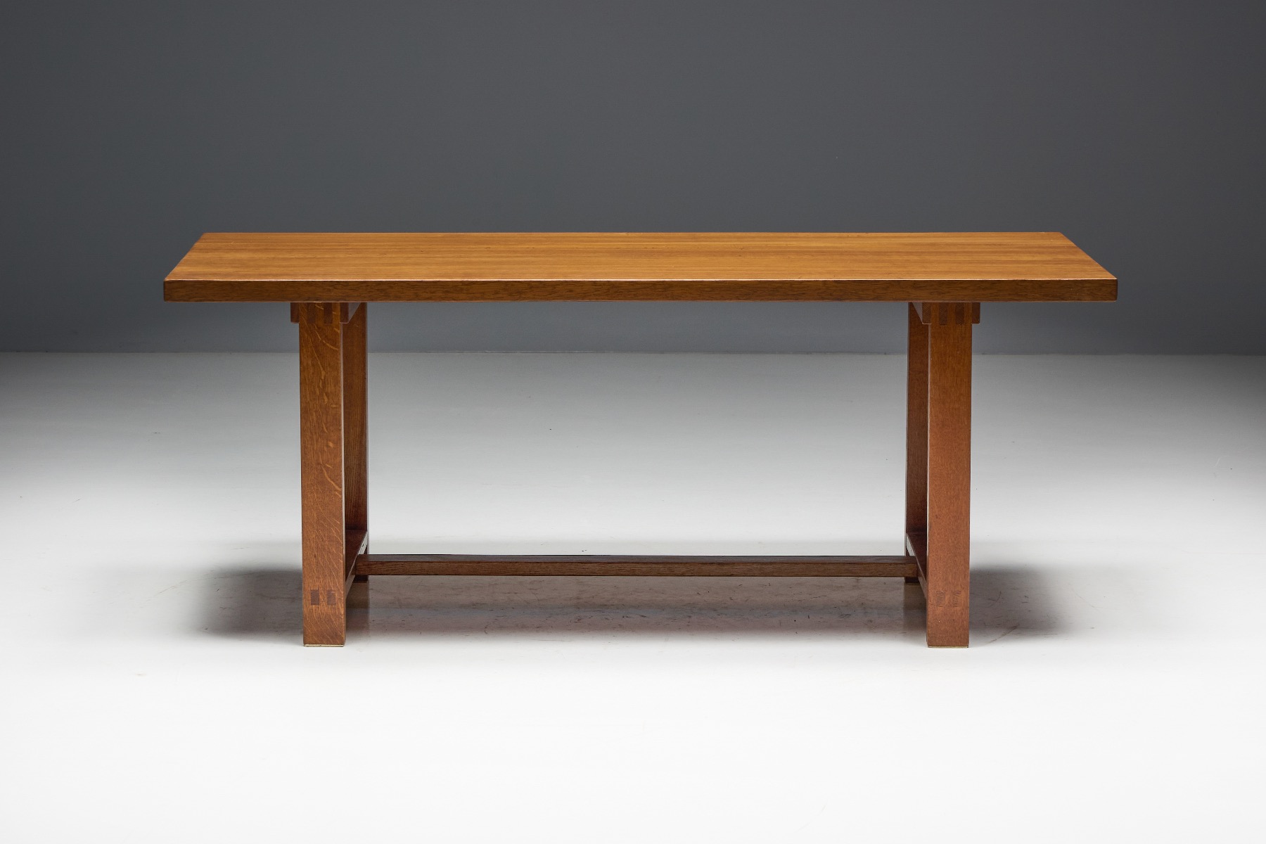 T01D Dining Table by Pierre Chapo - 1960s