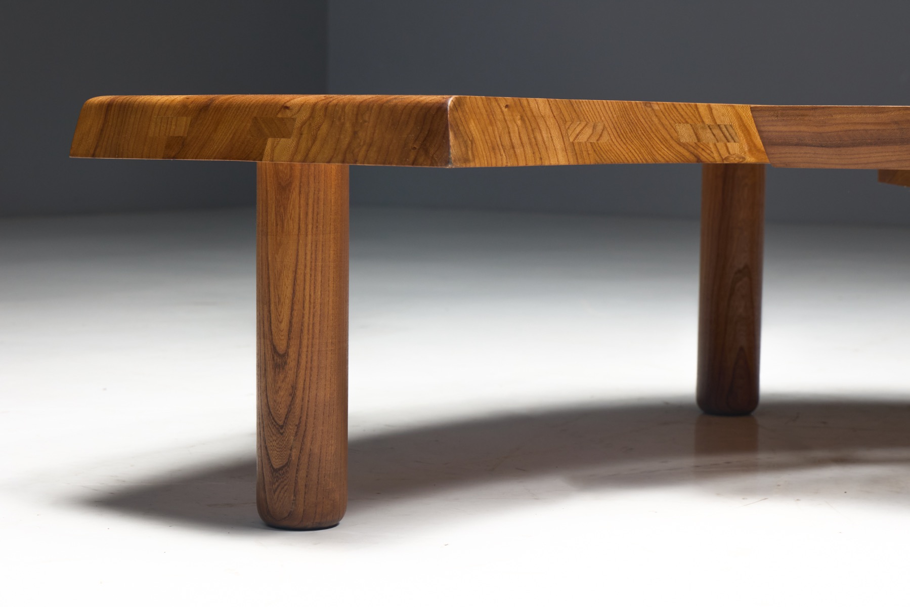  T22C L'oeil Coffee Table by Pierre Chapo, France - 1972