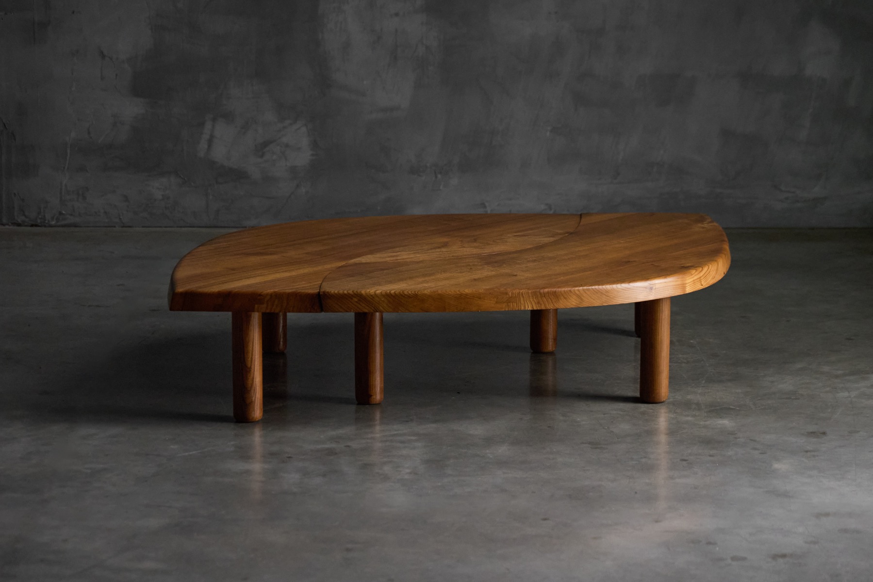  T22C L'oeil Coffee Table by Pierre Chapo, France - 1972
