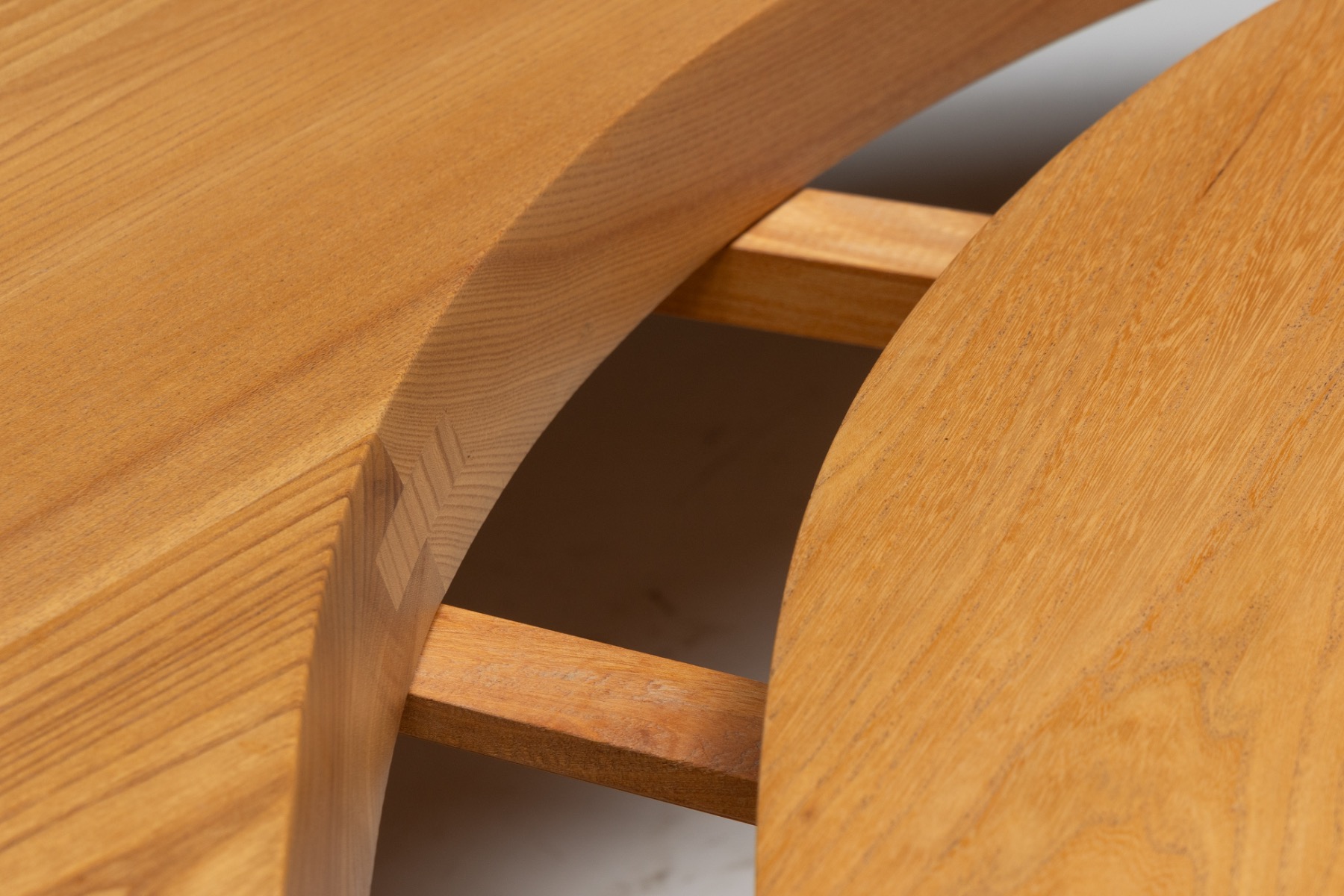 T22C L'oeil Coffee Table by Pierre Chapo, France  - 1972