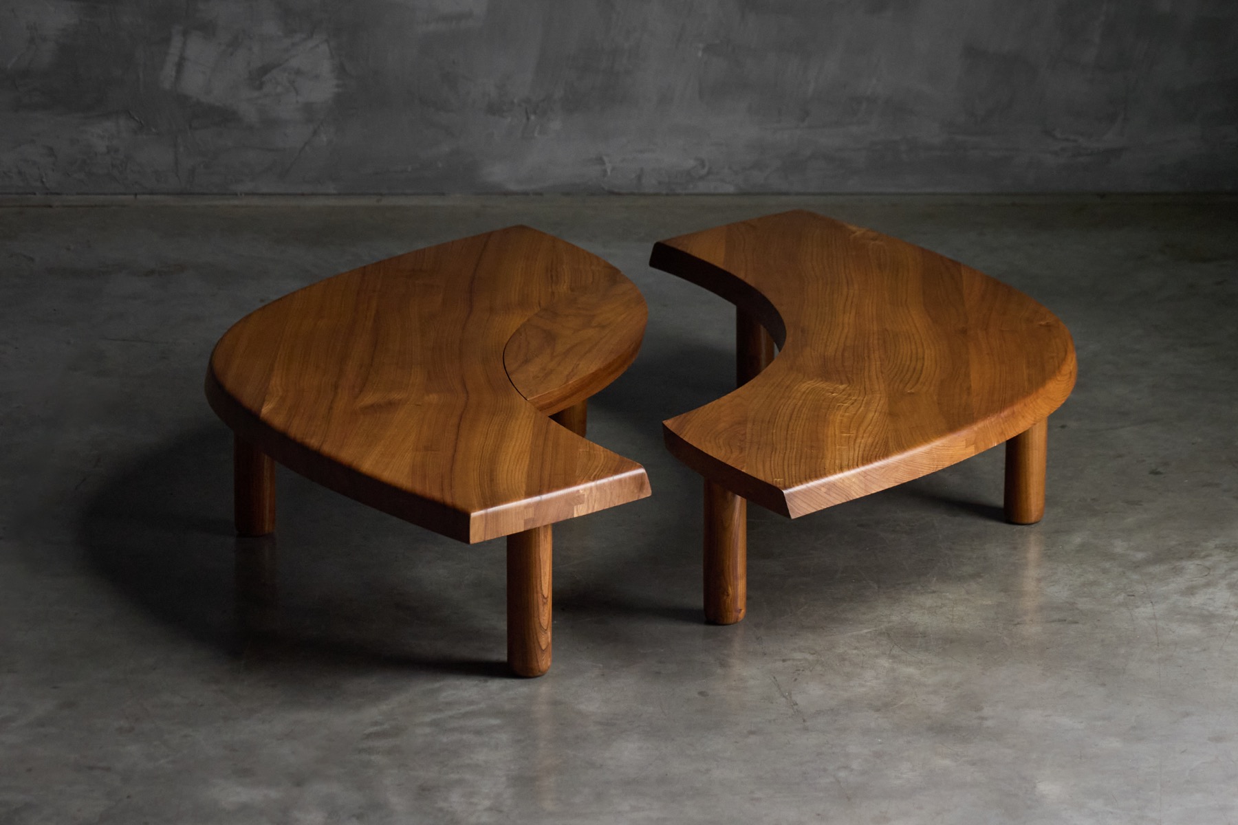  T22C L'oeil Coffee Table by Pierre Chapo, France - 1972