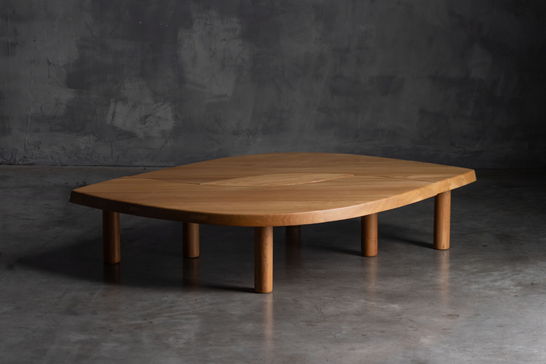 T22C L'oeil Coffee Table by Pierre Chapo, France  - 1972