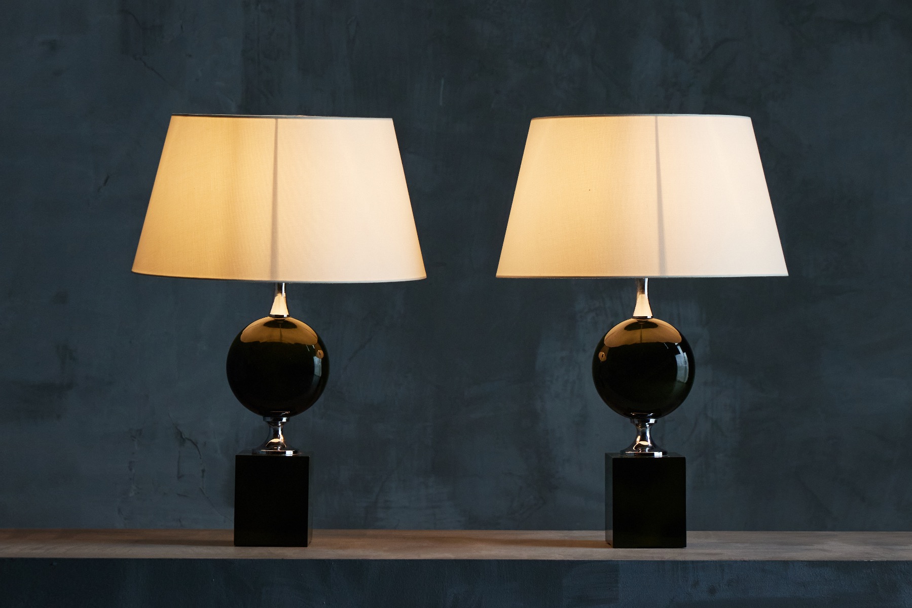 Table Lamps by Philippe Barbier - 1970s