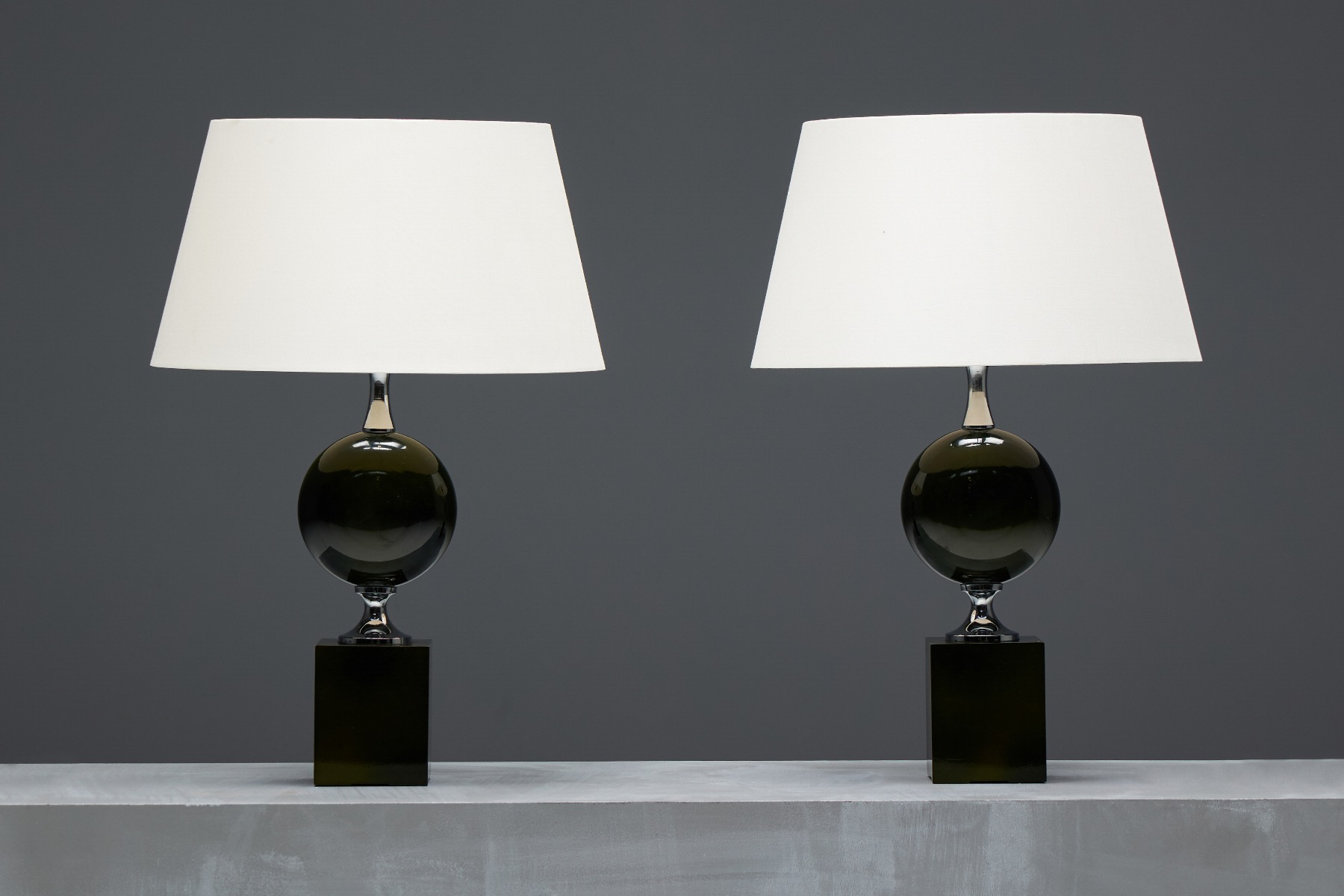 Table Lamps by Philippe Barbier - 1970s