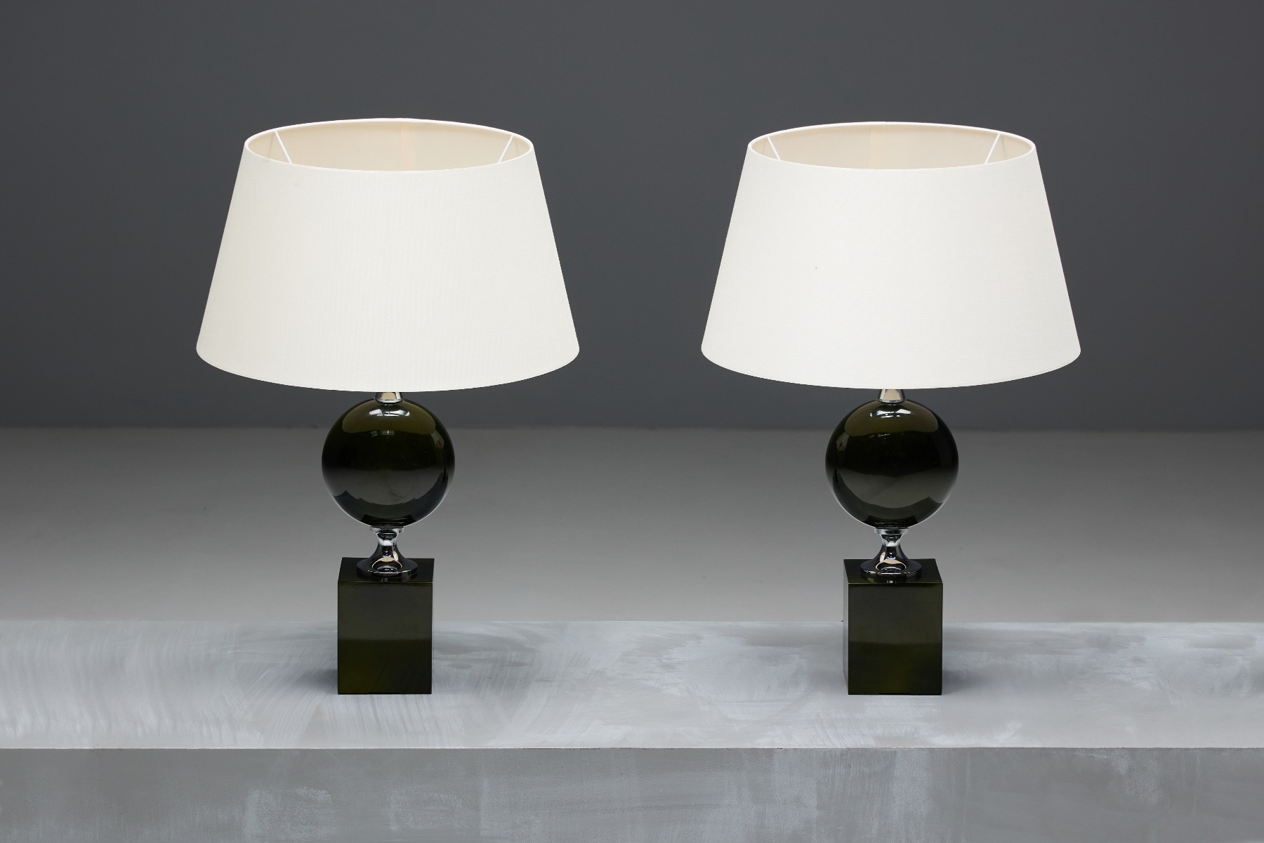 Table Lamps by Philippe Barbier - 1970s