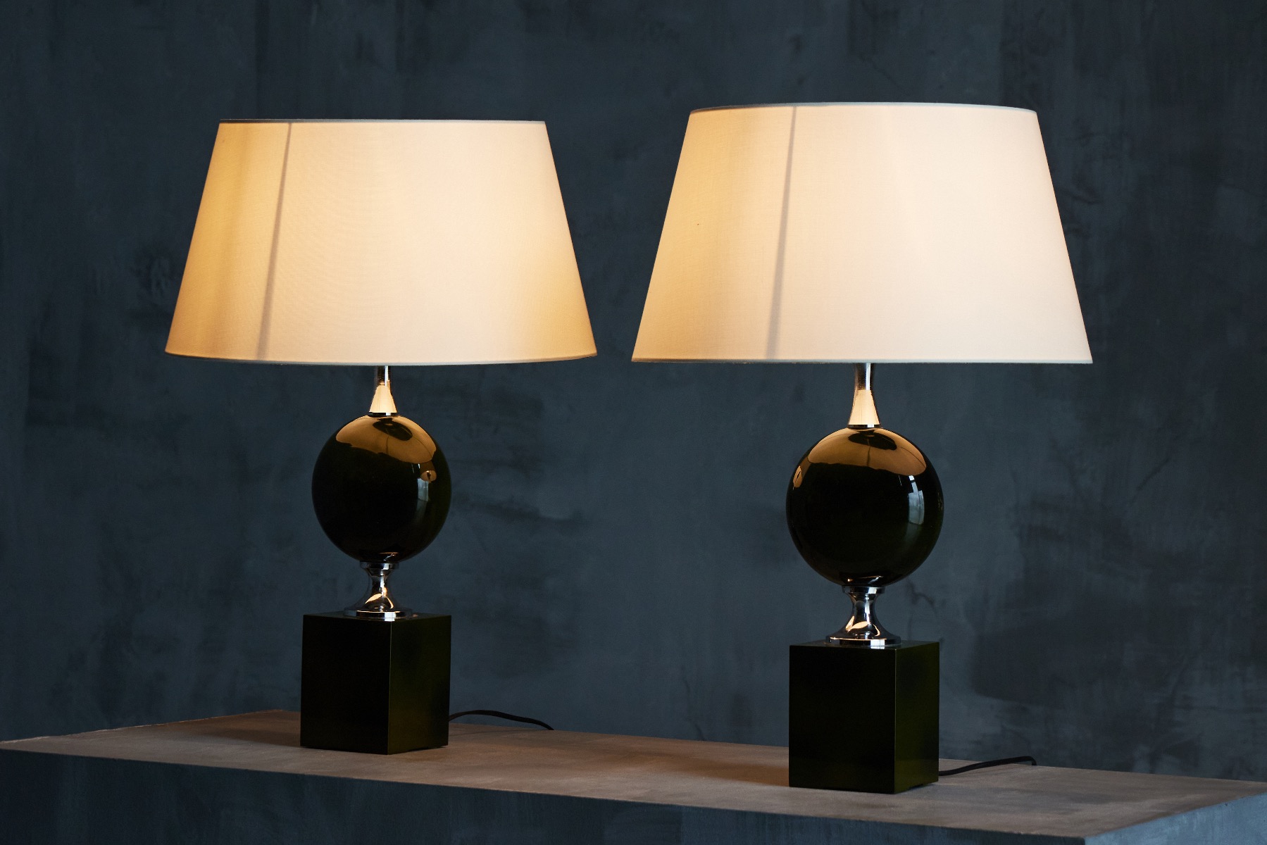 Table Lamps by Philippe Barbier - 1970s