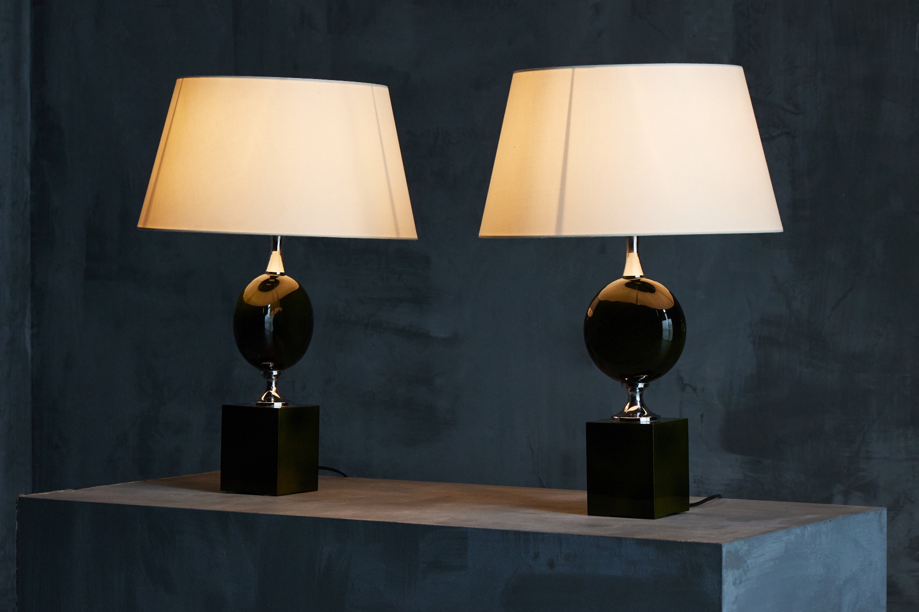 Table Lamps by Philippe Barbier - 1970s