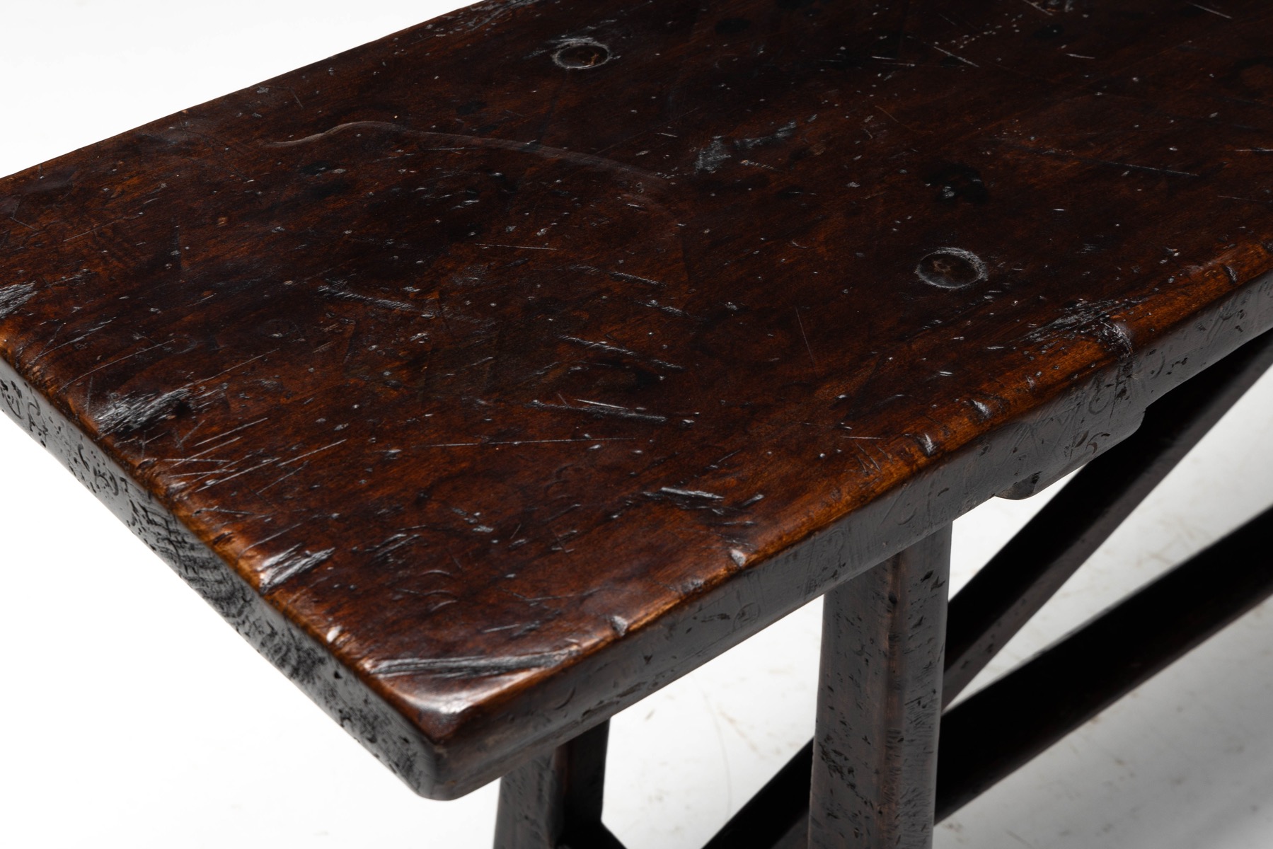 Rustic Vernacular Console Table, France - Early 20th Century