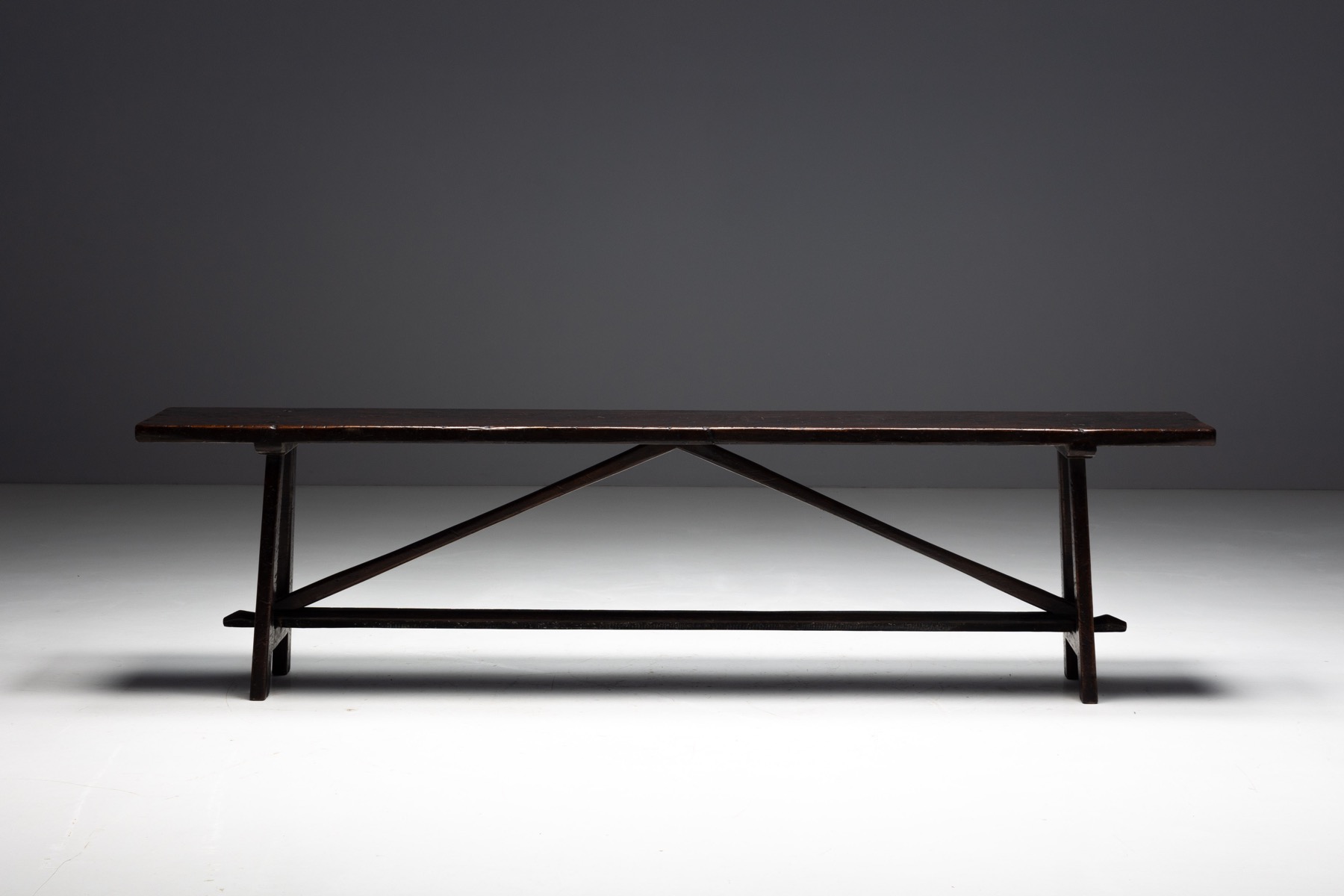 Rustic Vernacular Console Table, France - Early 20th Century