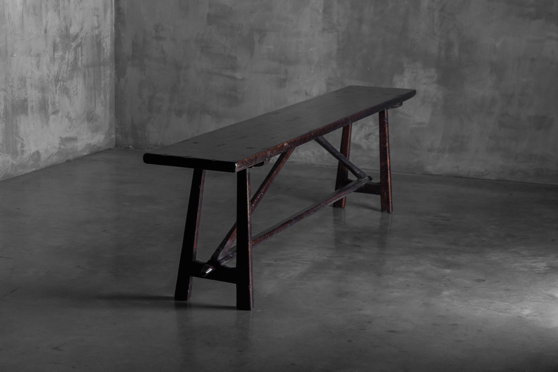 Rustic Vernacular Console Table, France - Early 20th Century