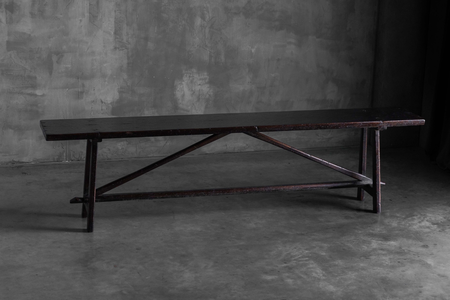 Rustic Vernacular Console Table, France - Early 20th Century