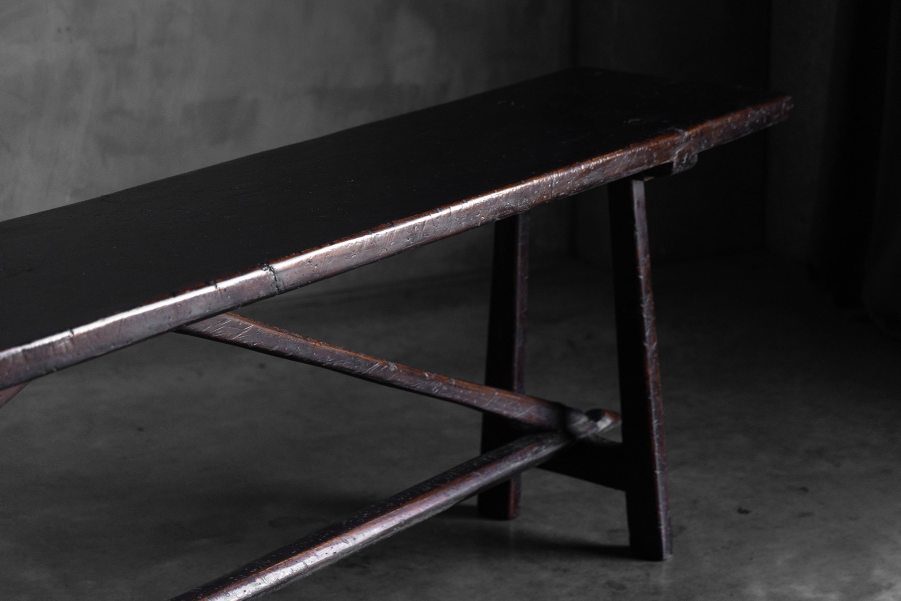 Rustic Vernacular Console Table, France - Early 20th Century