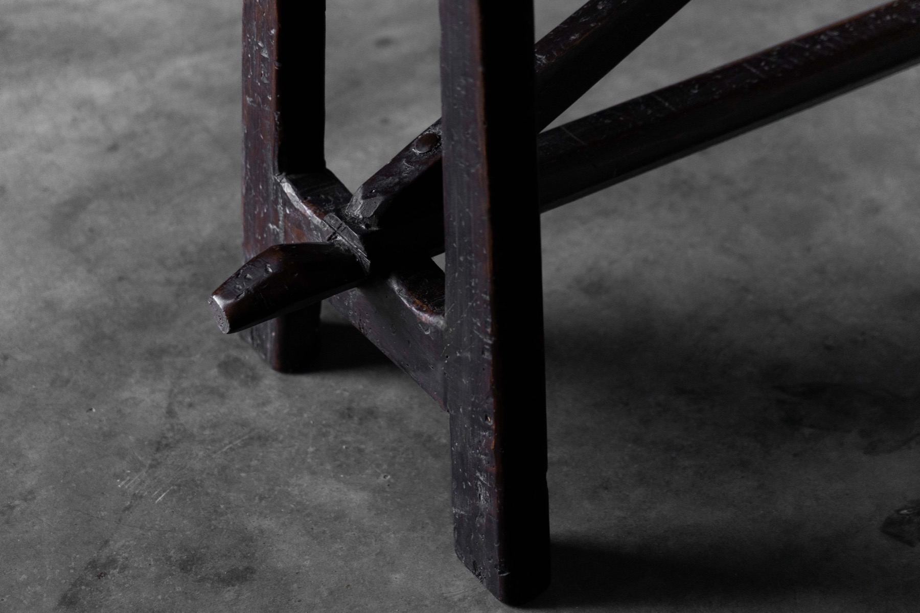 Rustic Vernacular Console Table, France - Early 20th Century