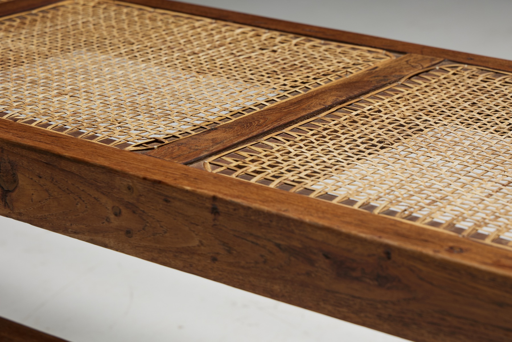 Teak Bench PJ-SI-33B by Pierre Jeanneret - 1950s