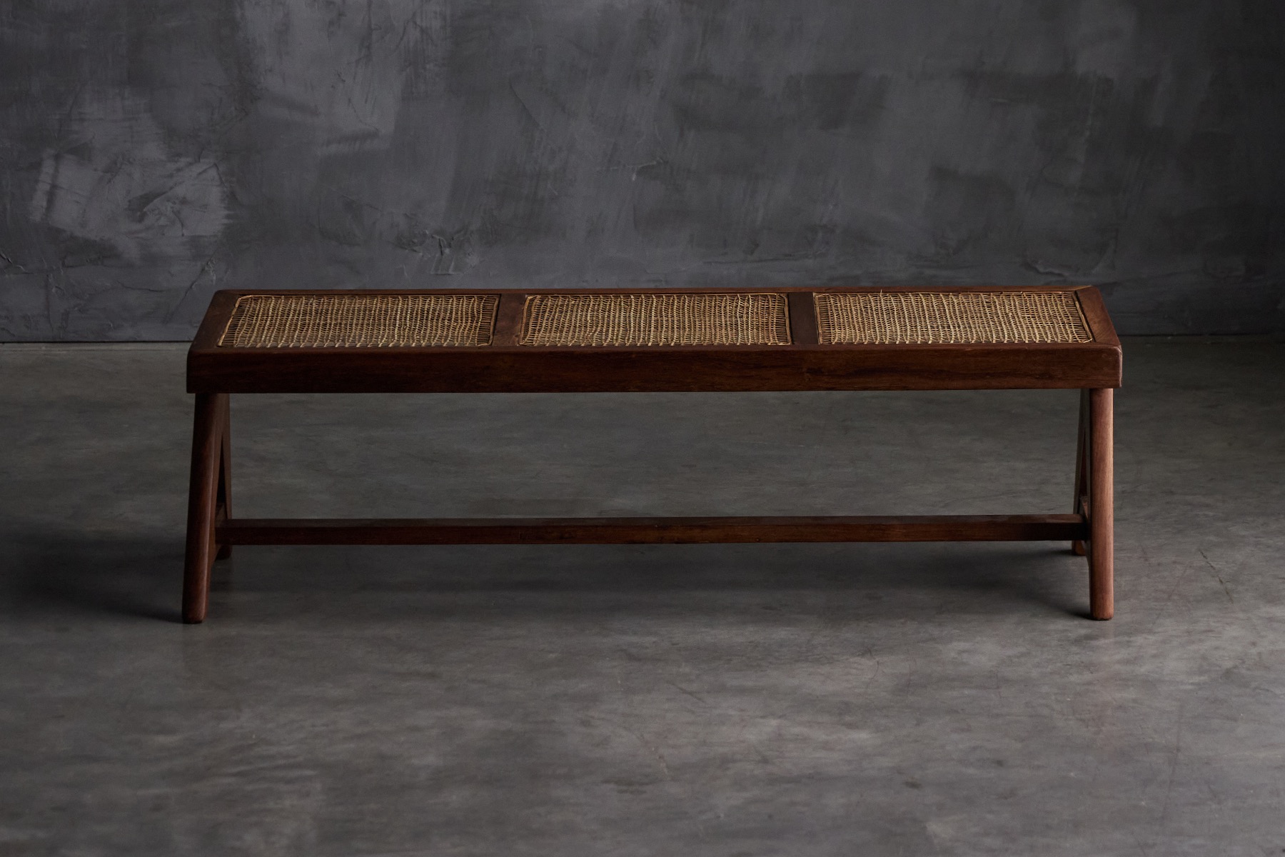 Teak Bench PJ-SI-33B by Pierre Jeanneret - 1950s
