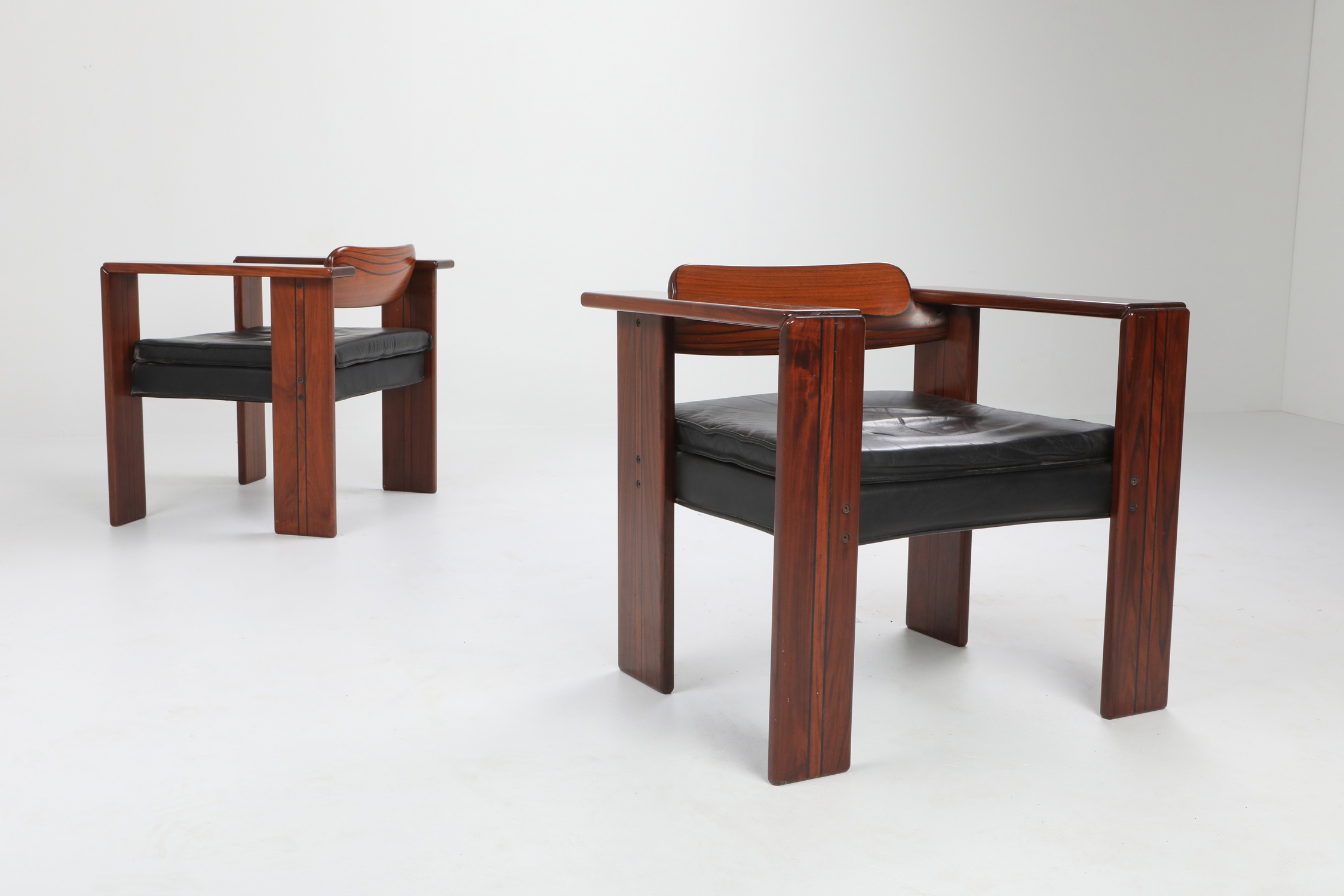 Artona armchairs by Afra & Tobia Scarpa for Maxalto - 1975